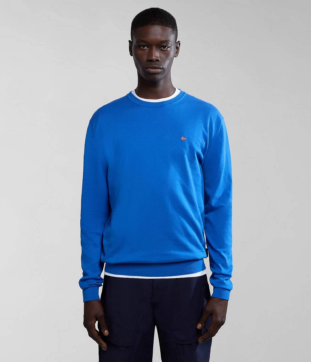 NAPAPIJRI Decatur - Maglia Girocollo Uomo azzurro Foto 2