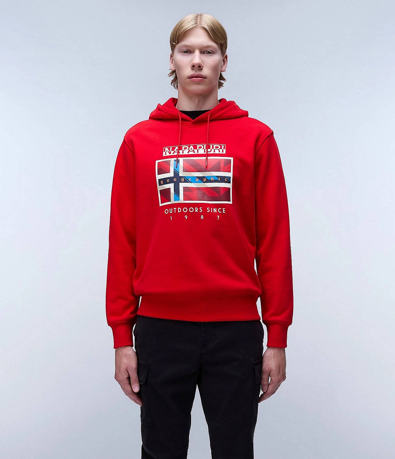 NAPAPIJRI B-Dorees H felpa Uomo rosso Foto 3