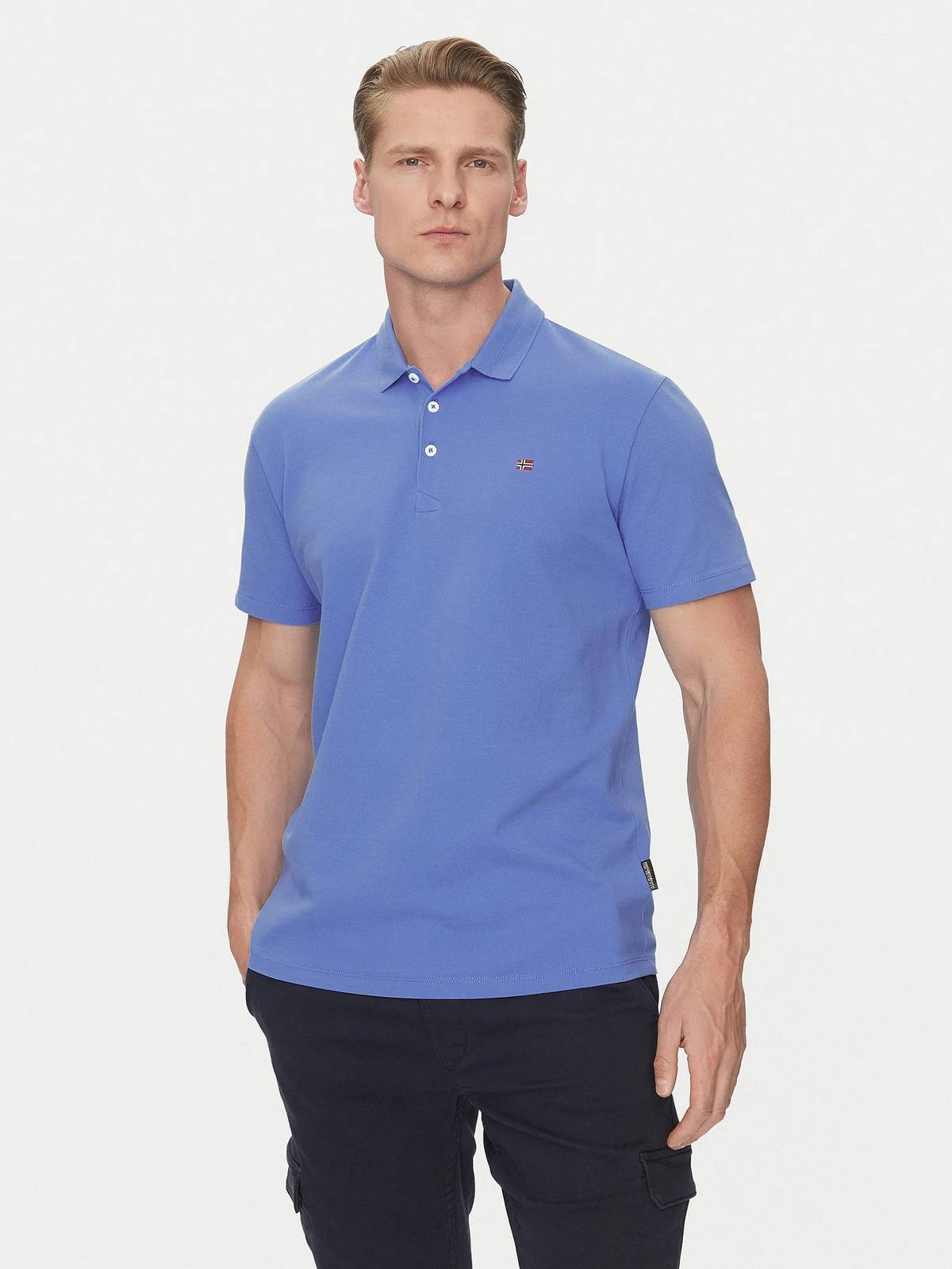 NAPAPIJRI Polo Ealis Herren hellblau