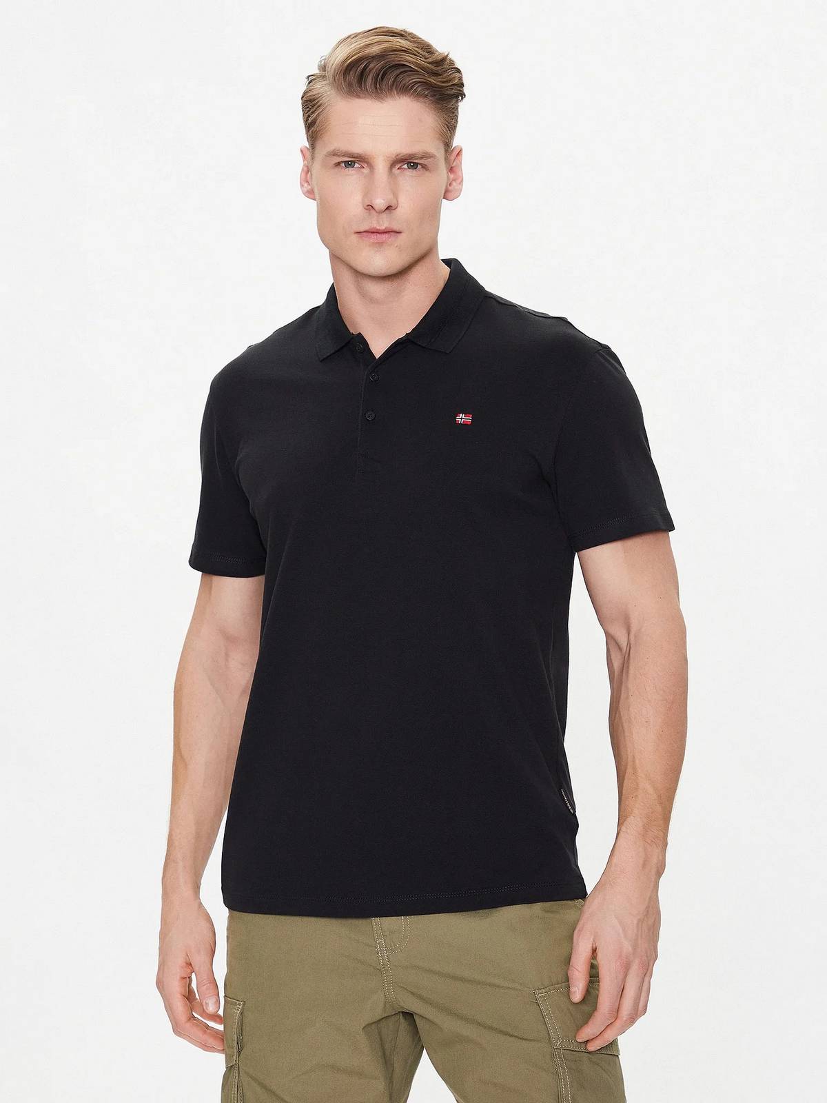 NAPAPIJRI Polo Ealis Herren schwarz