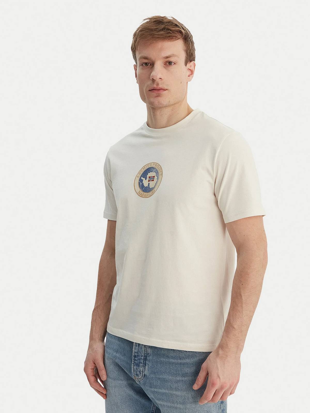 NAPAPIJRI Tee S-Phos Herren weiß