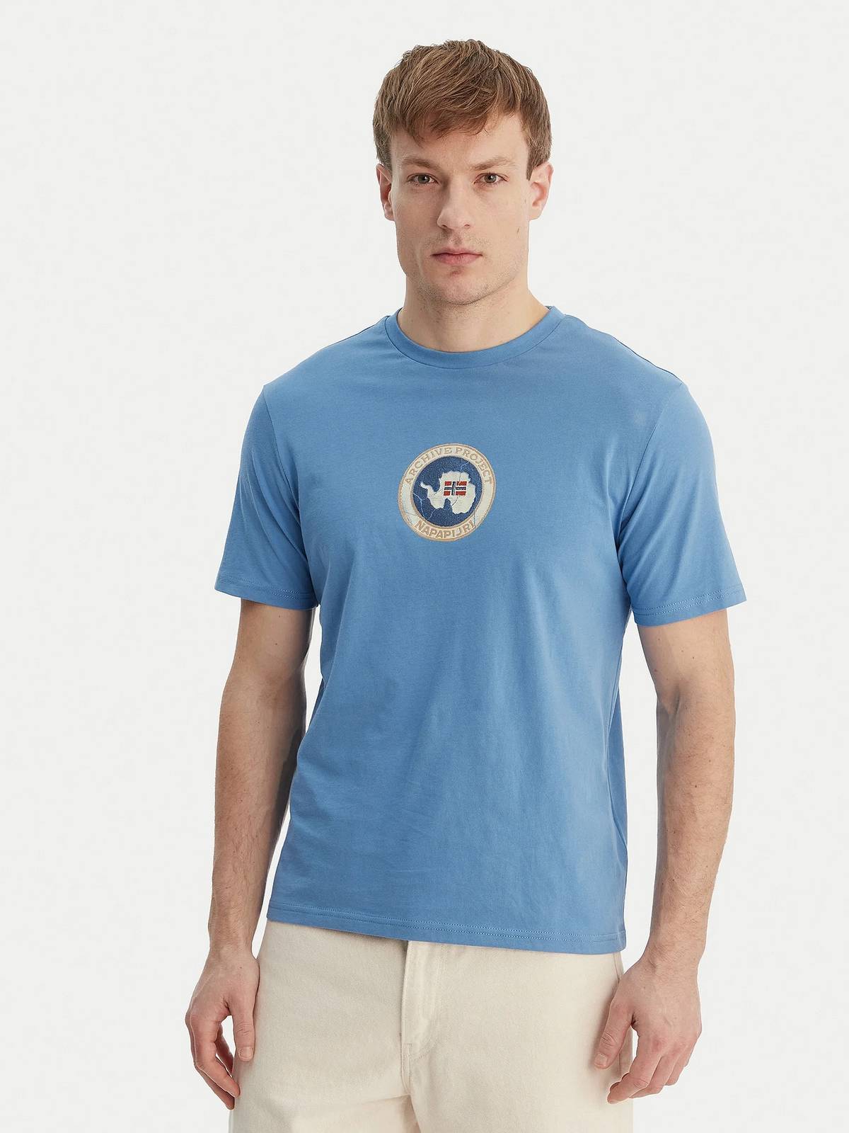 NAPAPIJRI Tee S-Phos Herren blau
