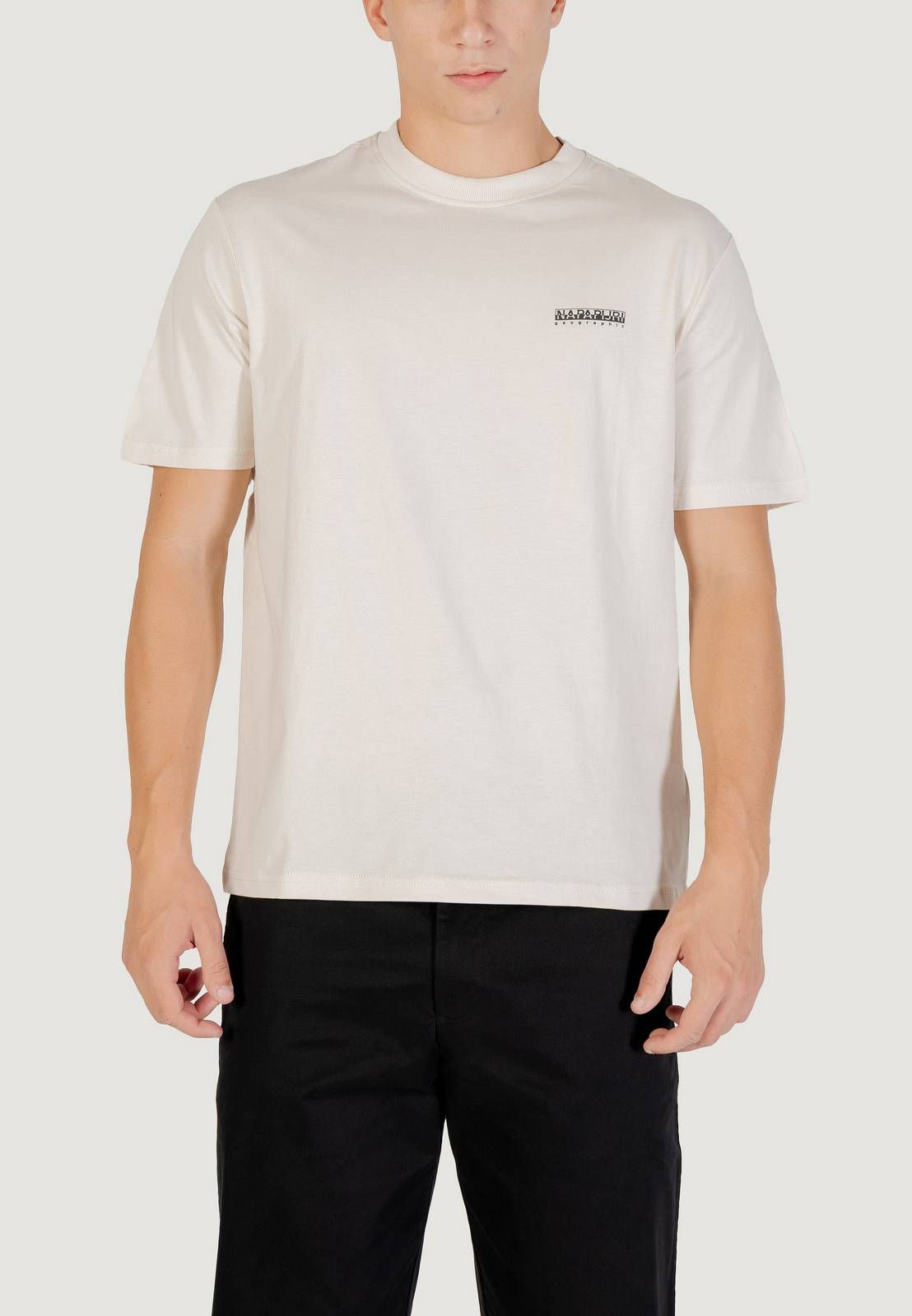 NAPAPIJRI Tee S-Small Box Herren weiß