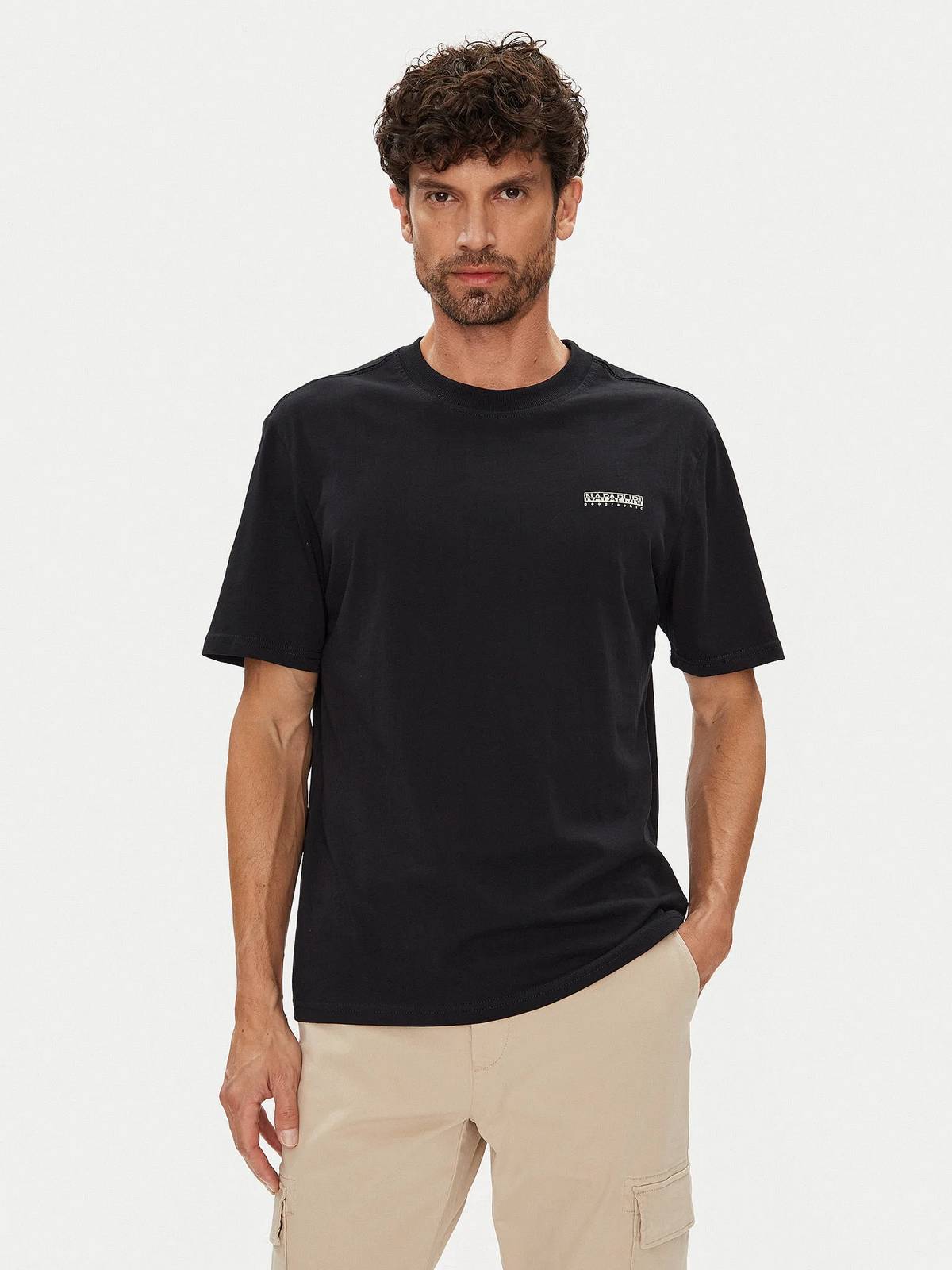 NAPAPIJRI Tee S-Small Box Herren schwarz
