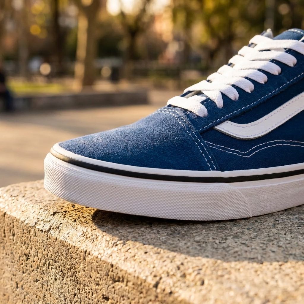 VANS Old Skool - Skate Sneakers Homme bleu Photo 5