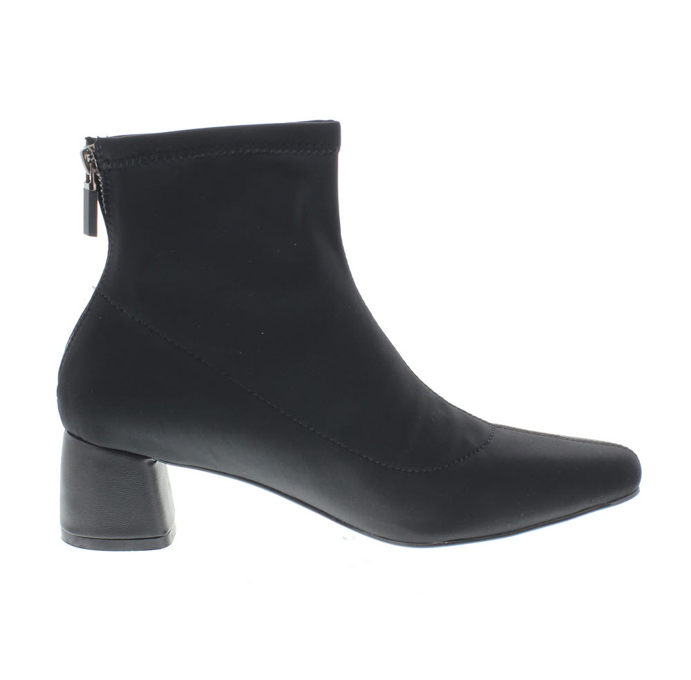 Stivaletto tacco basso brogue con calzino da donna in pelle marrone - Cuoio  | Santoni Shoes