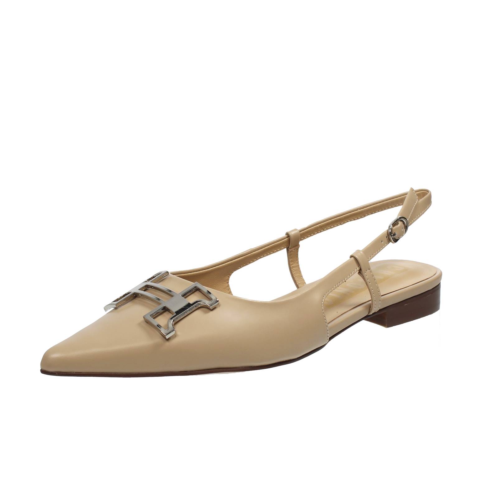 Шикарное декольте в бежевом цвете Pelle Con Tacco Basso - Декольте от Донны Скарпе