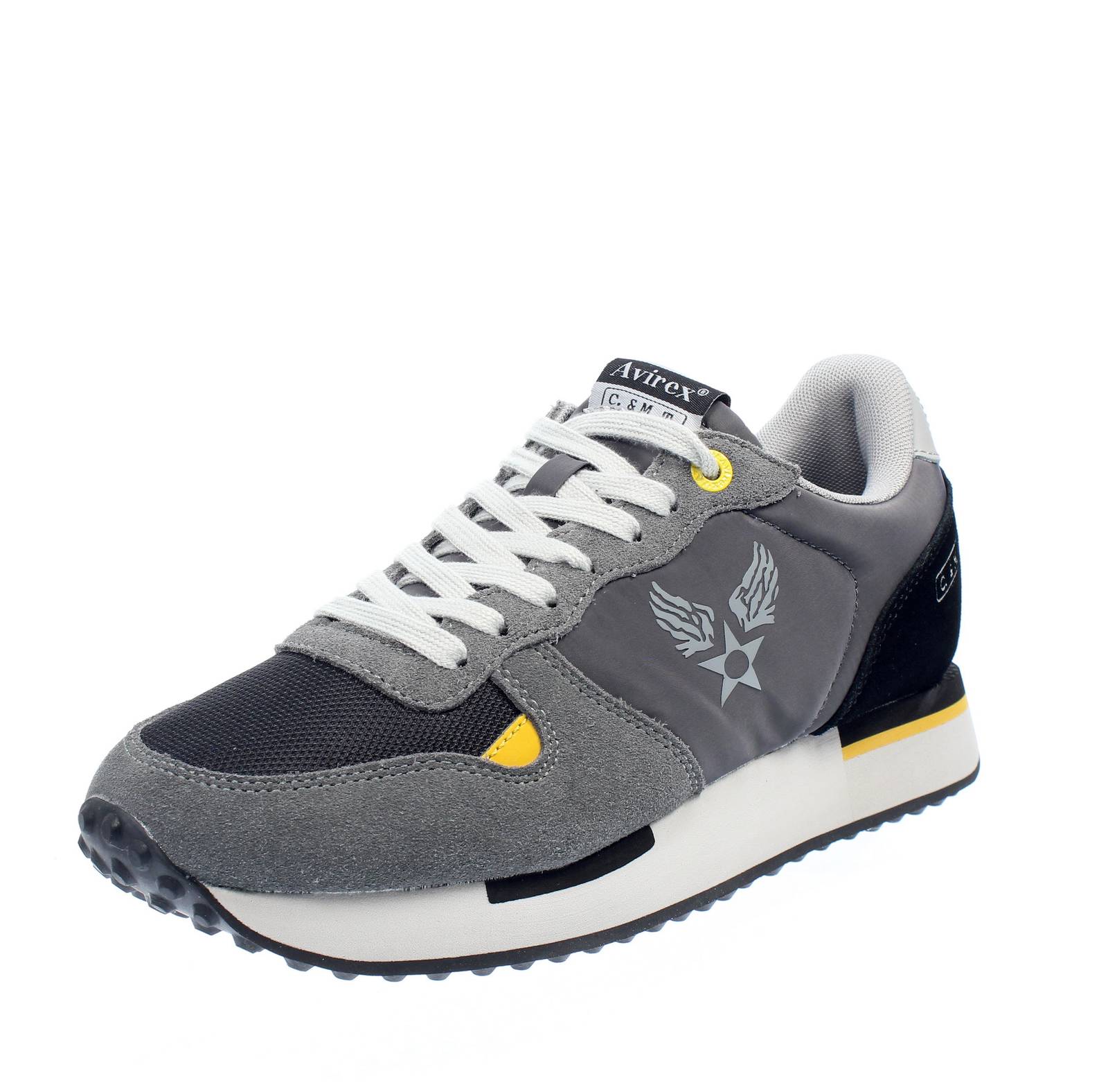 Avirex Isaac - Кроссовки из замши Grigio - Повседневные кроссовки Uomo Scarpe