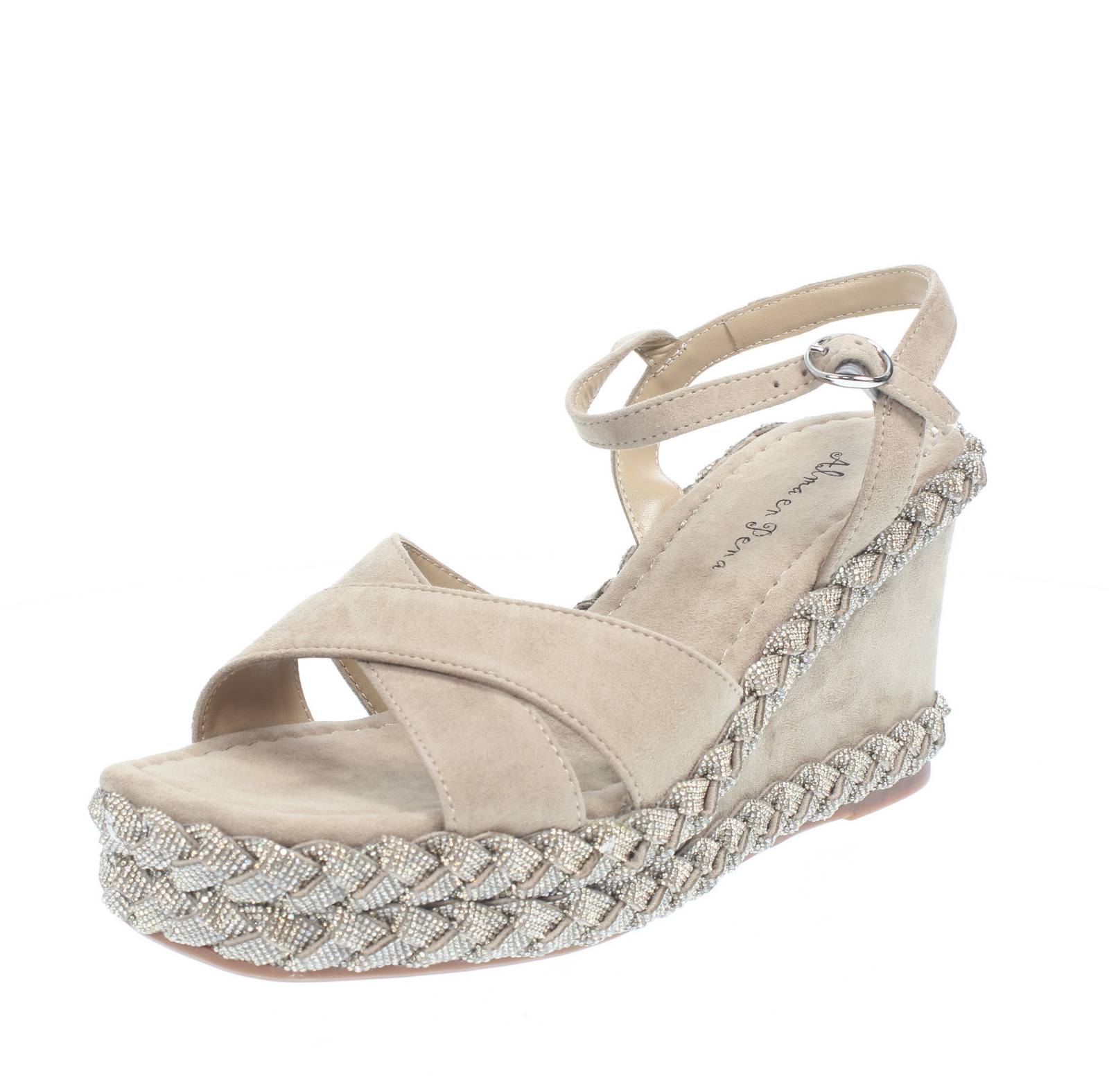 Сандалии Alma En Pena из замши бежевого цвета от Zeppa - Donna Scarpe Sandali Zeppa