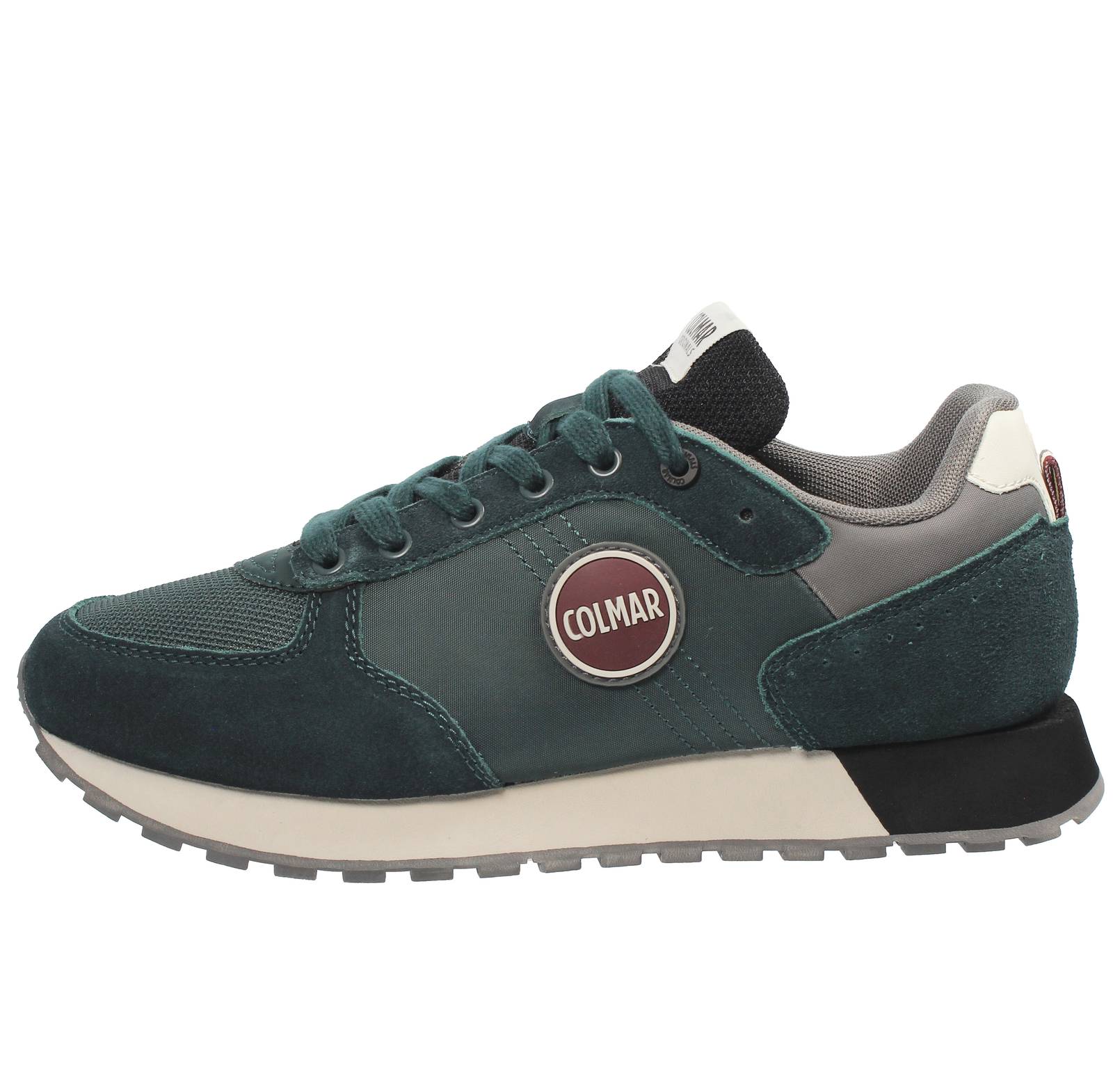 COLMAR Travis Authentic - Sneakers basses en daim Homme vert Photo 3