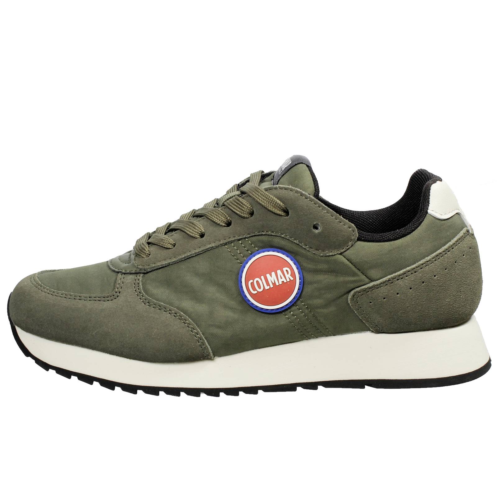 COLMAR Travis one - Sneakers basses en daim Homme vert Photo 3