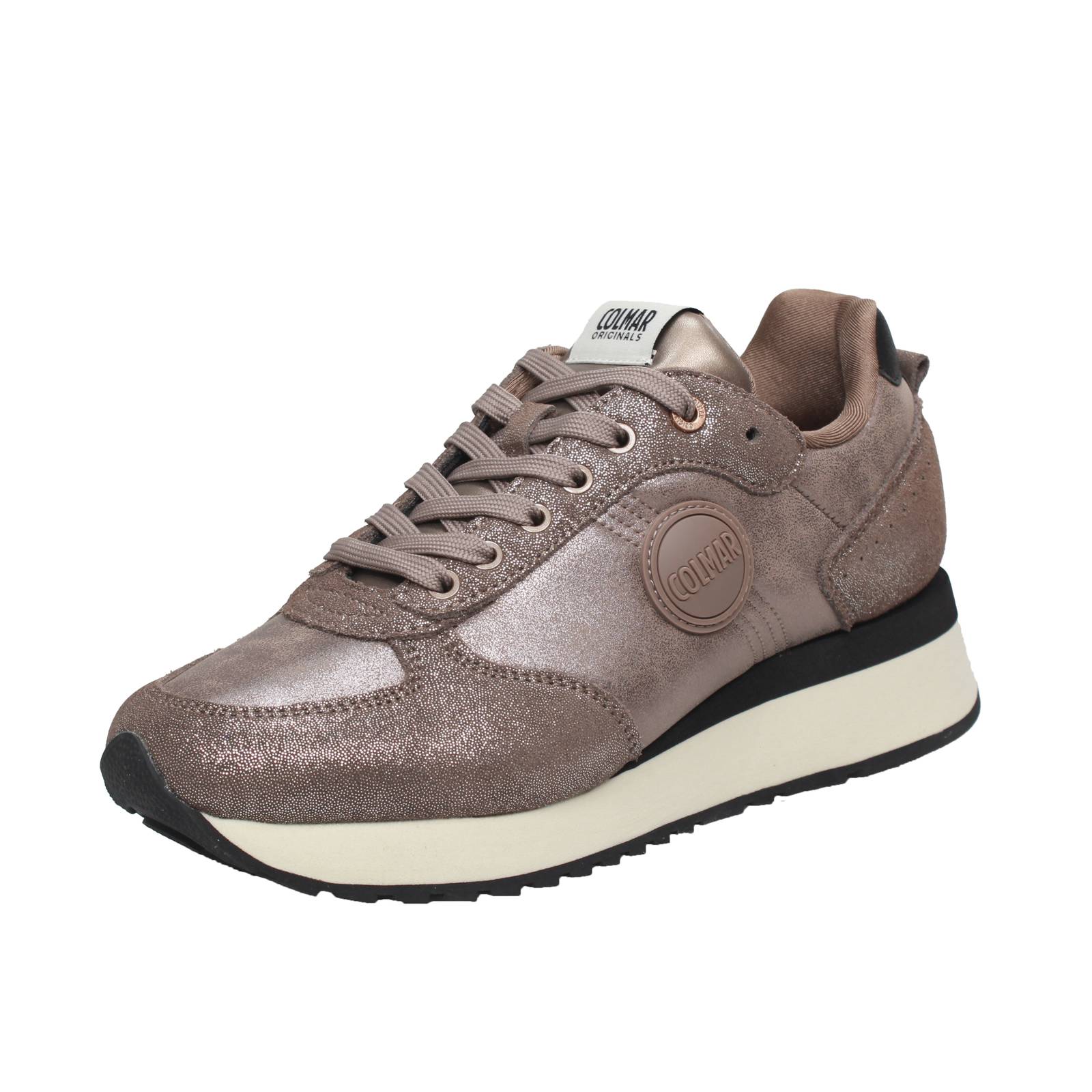 COLMAR Travis Punk - Leather Sneakers Woman sand Photo 1