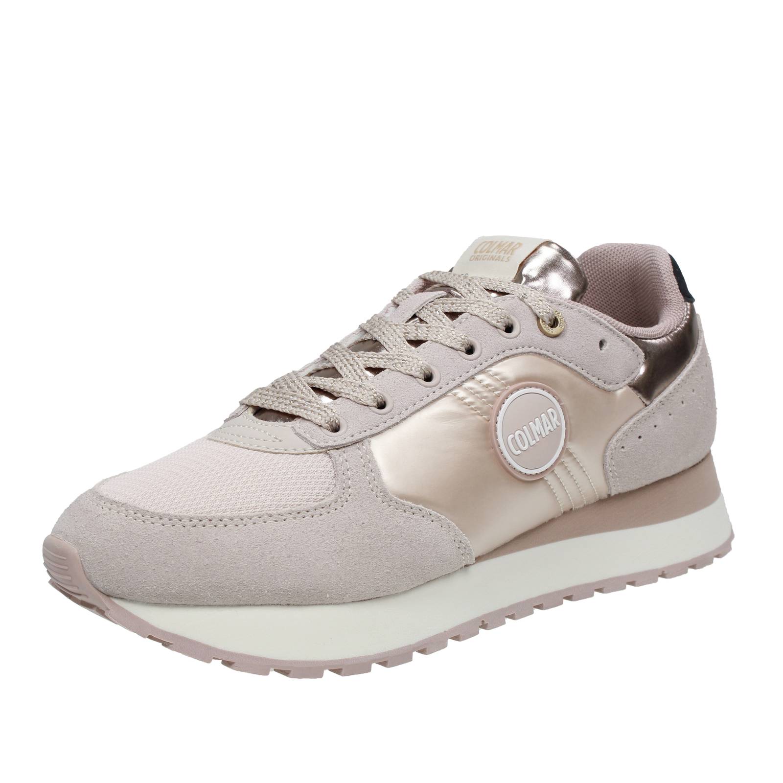 COLMAR Travis Authentic - Sneakers in Suede Donna beige Foto 1