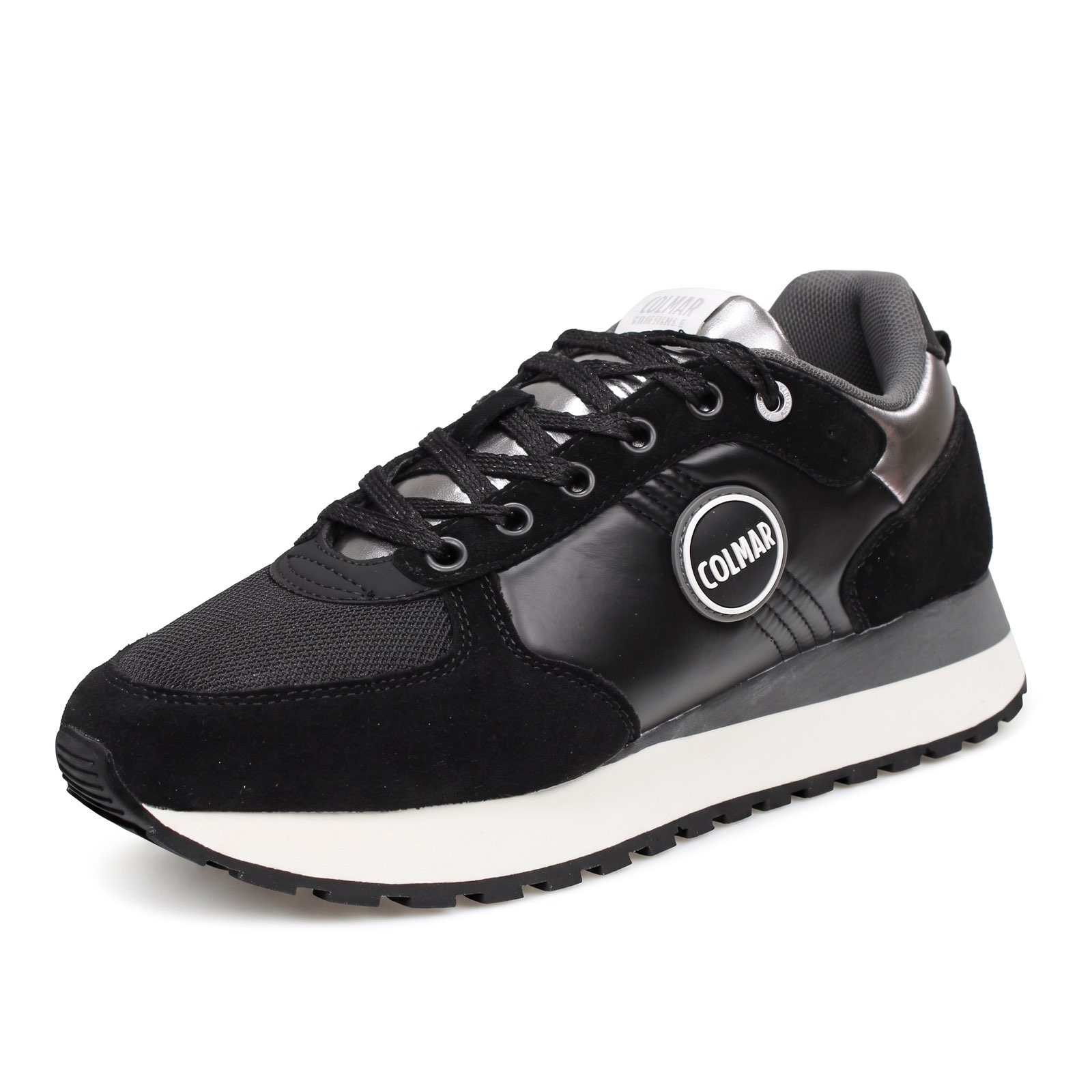 COLMAR Travis Authentic - Sneakers in daim Femme noir