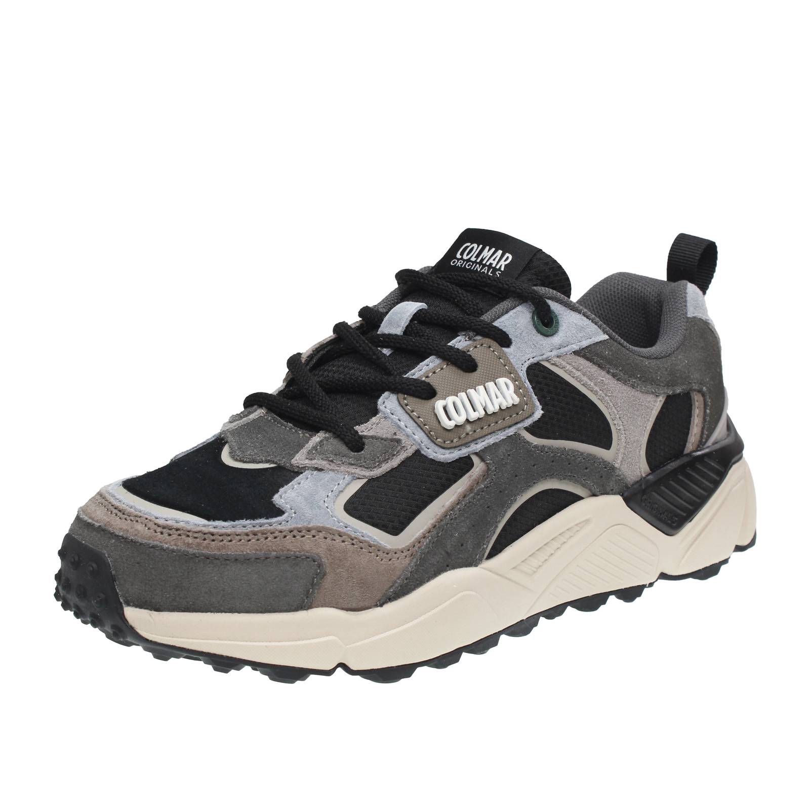 COLMAR Garner - Sneakers in Suede e mesh Uomo nero Foto 1