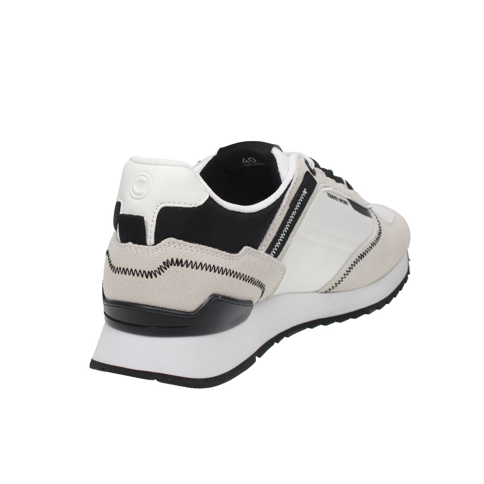 COLMAR Travis Sport Bold - Niedrige Sneakers aus Wildleder Herren weiß Foto 4