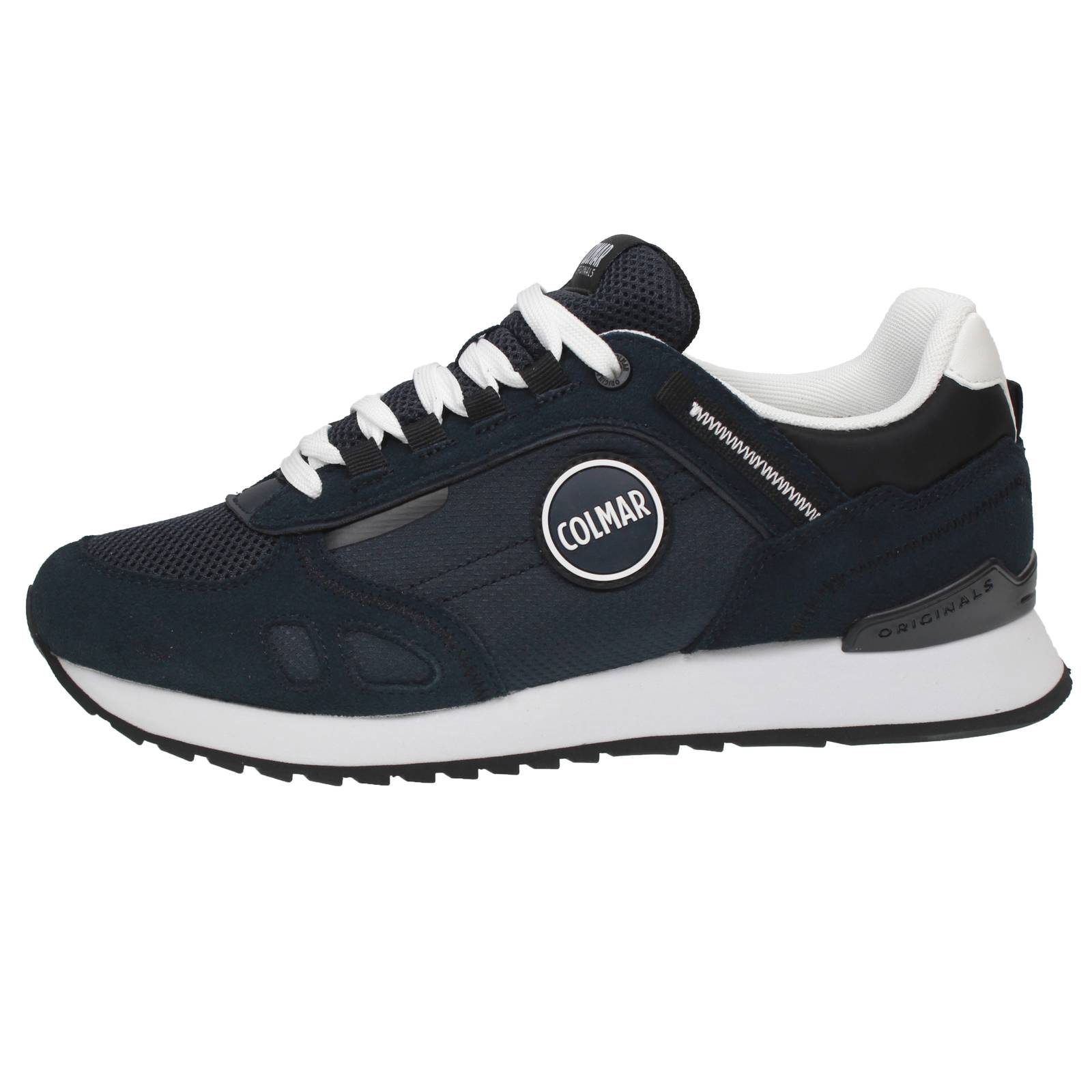 COLMAR Travis Sport Bold - Niedrige Sneakers aus Wildleder Herren blau Foto 3