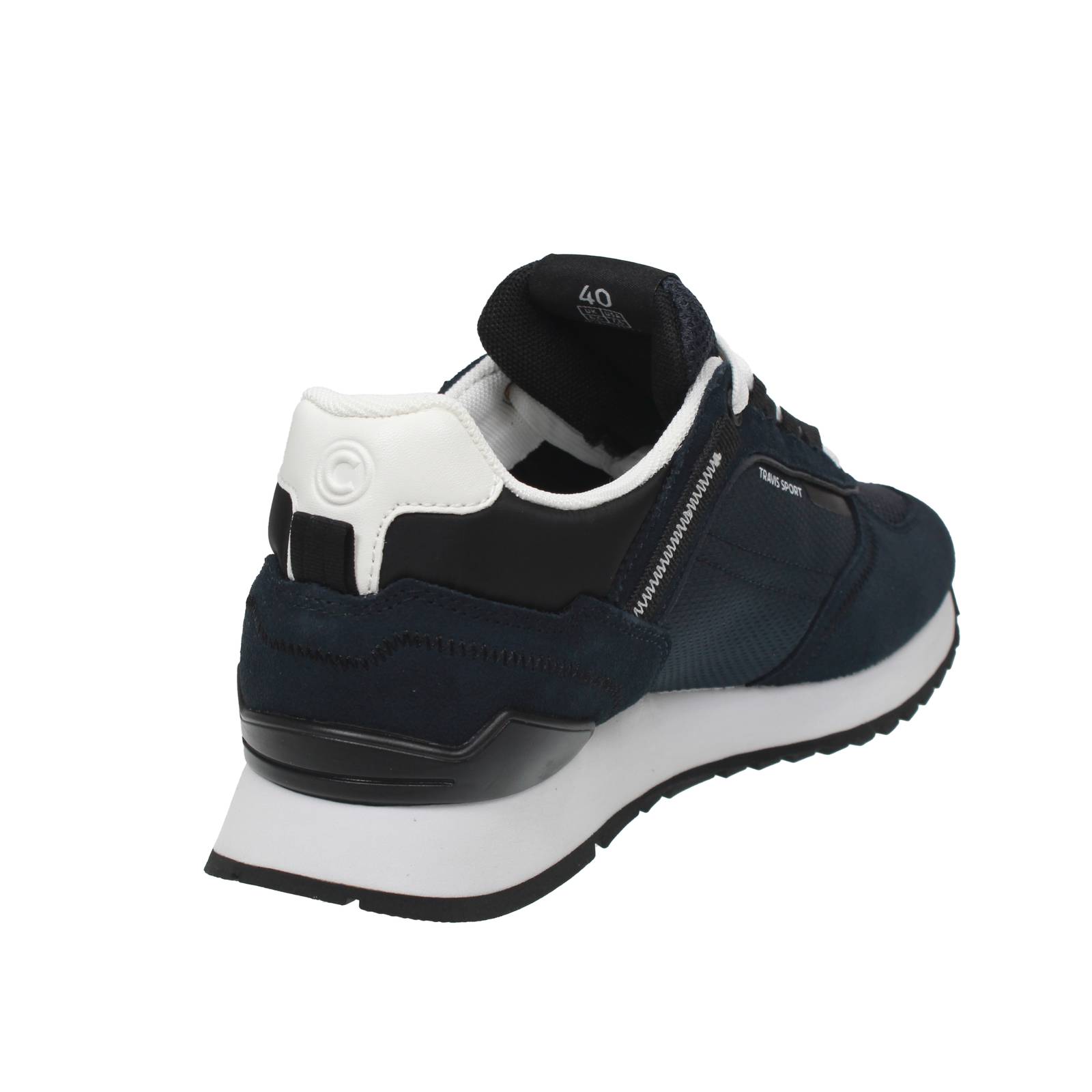 COLMAR Travis Sport Bold - Niedrige Sneakers aus Wildleder Herren blau Foto 4