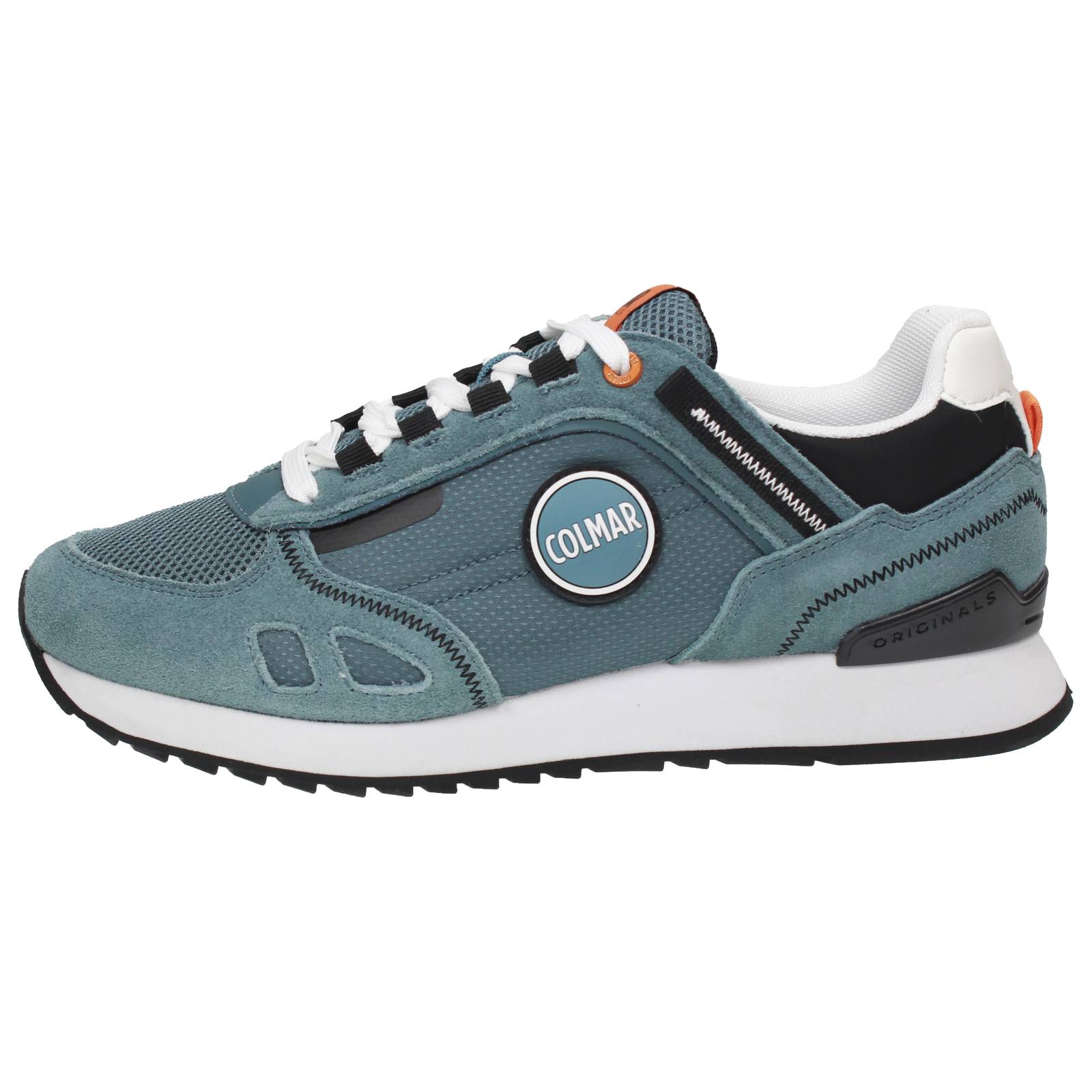 COLMAR Travis Sport Bold - Niedrige Sneakers aus Wildleder Herren blau Foto 3