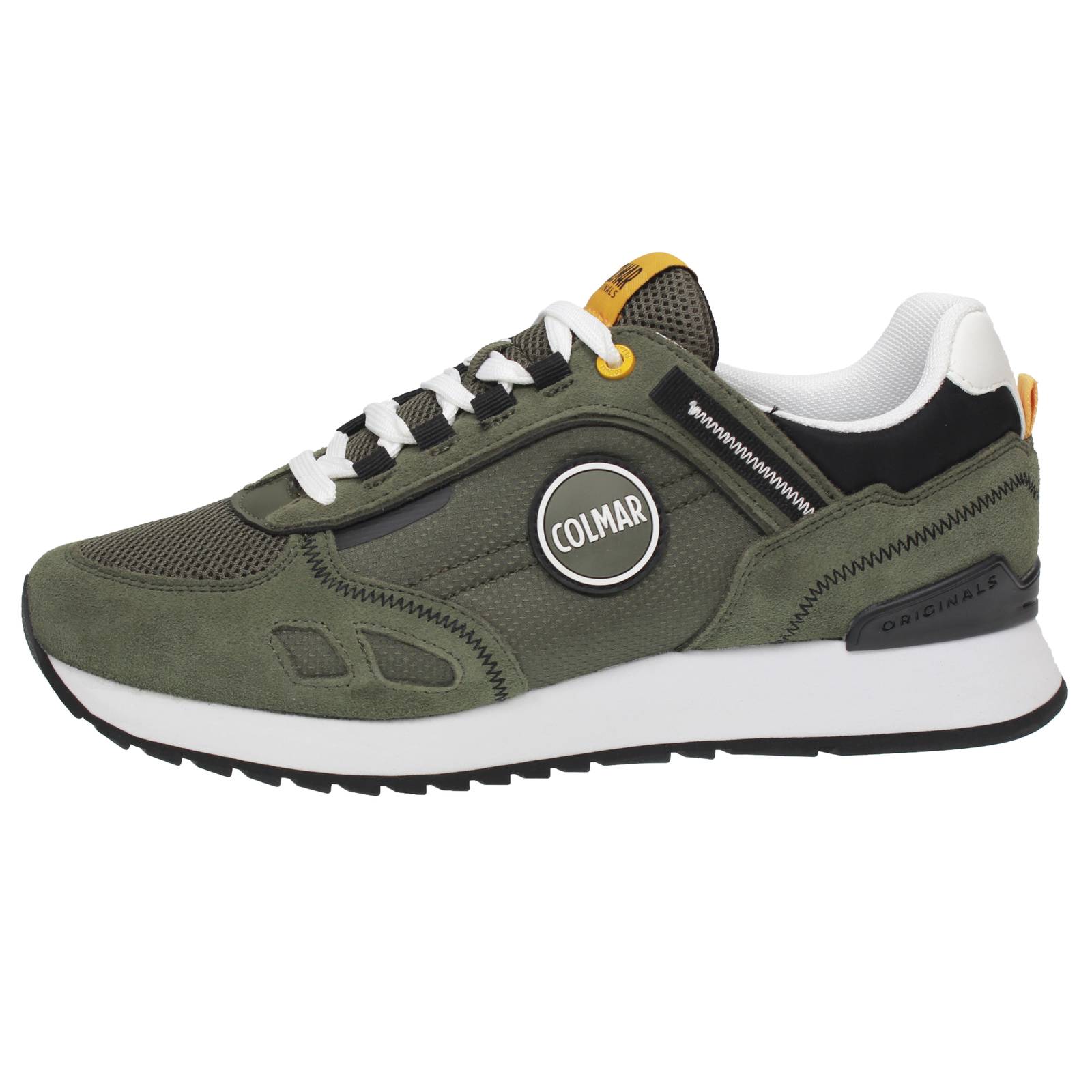 COLMAR Travis Sport Bold - Niedrige Sneakers aus Wildleder Herren grün Foto 3