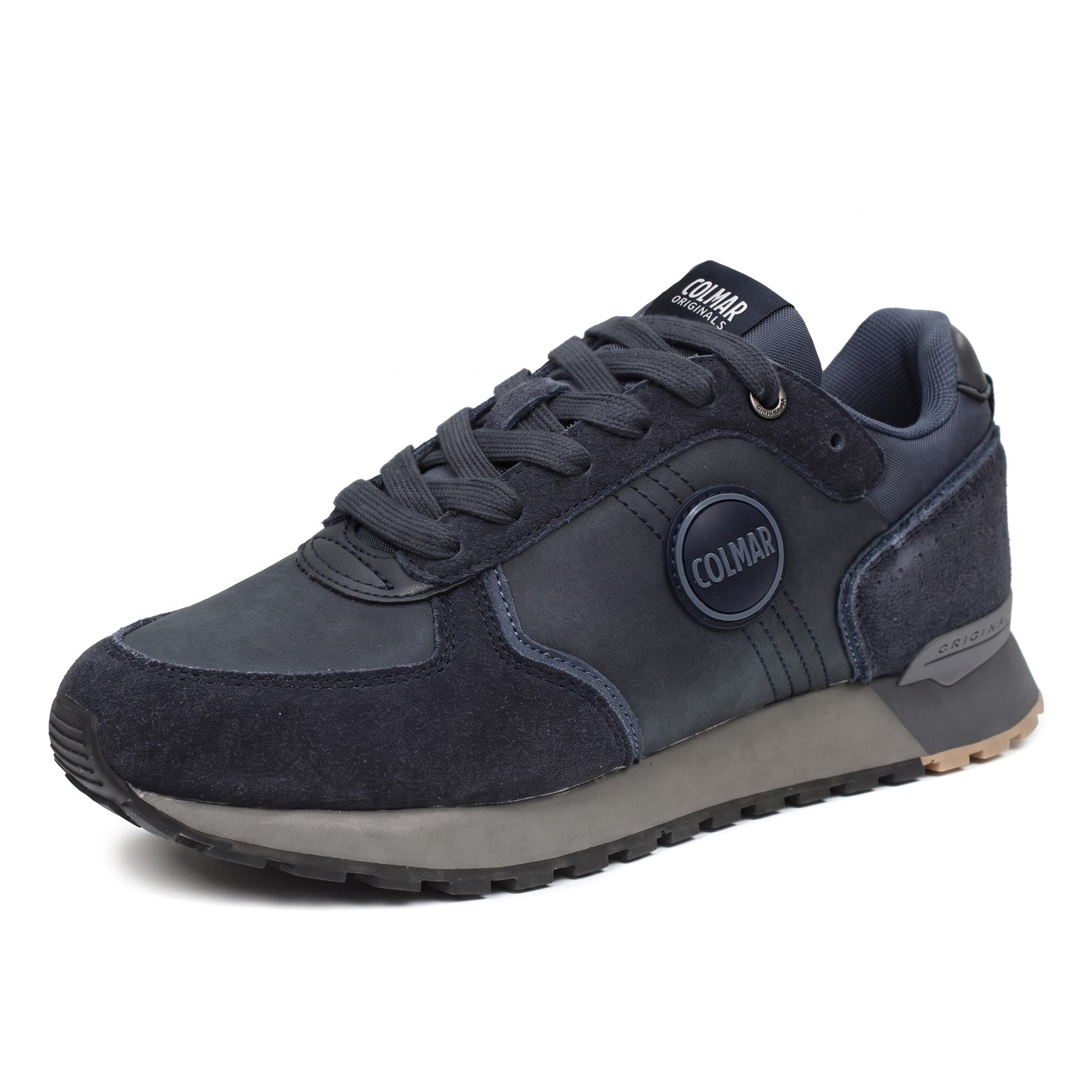 COLMAR Travis Boost - Sneakers in daim Homme bleu