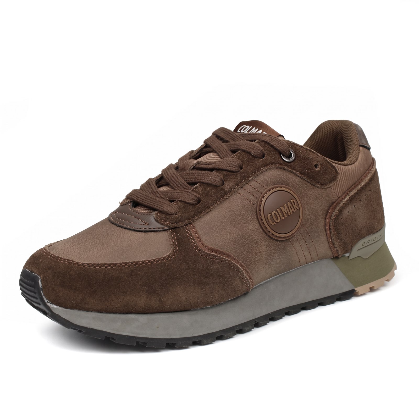 COLMAR Travis Boost - Sneakers in daim Homme marron