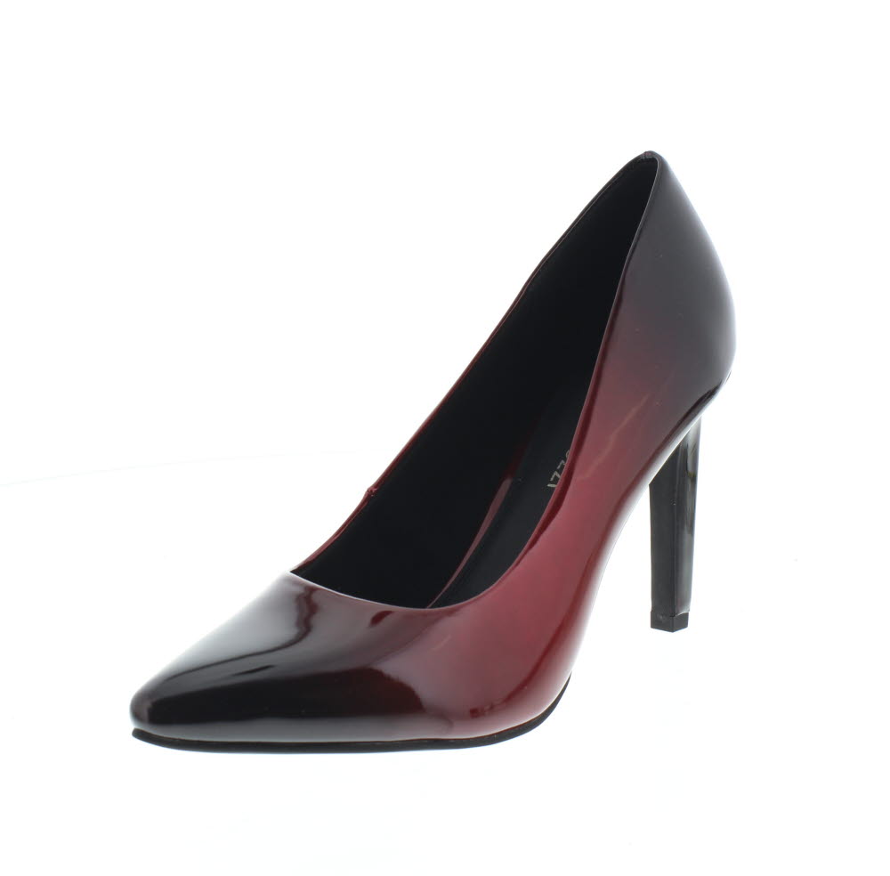 22423 Decolletè A Punta A Spillo Bordeaux 552 Merlot Paten con tacco