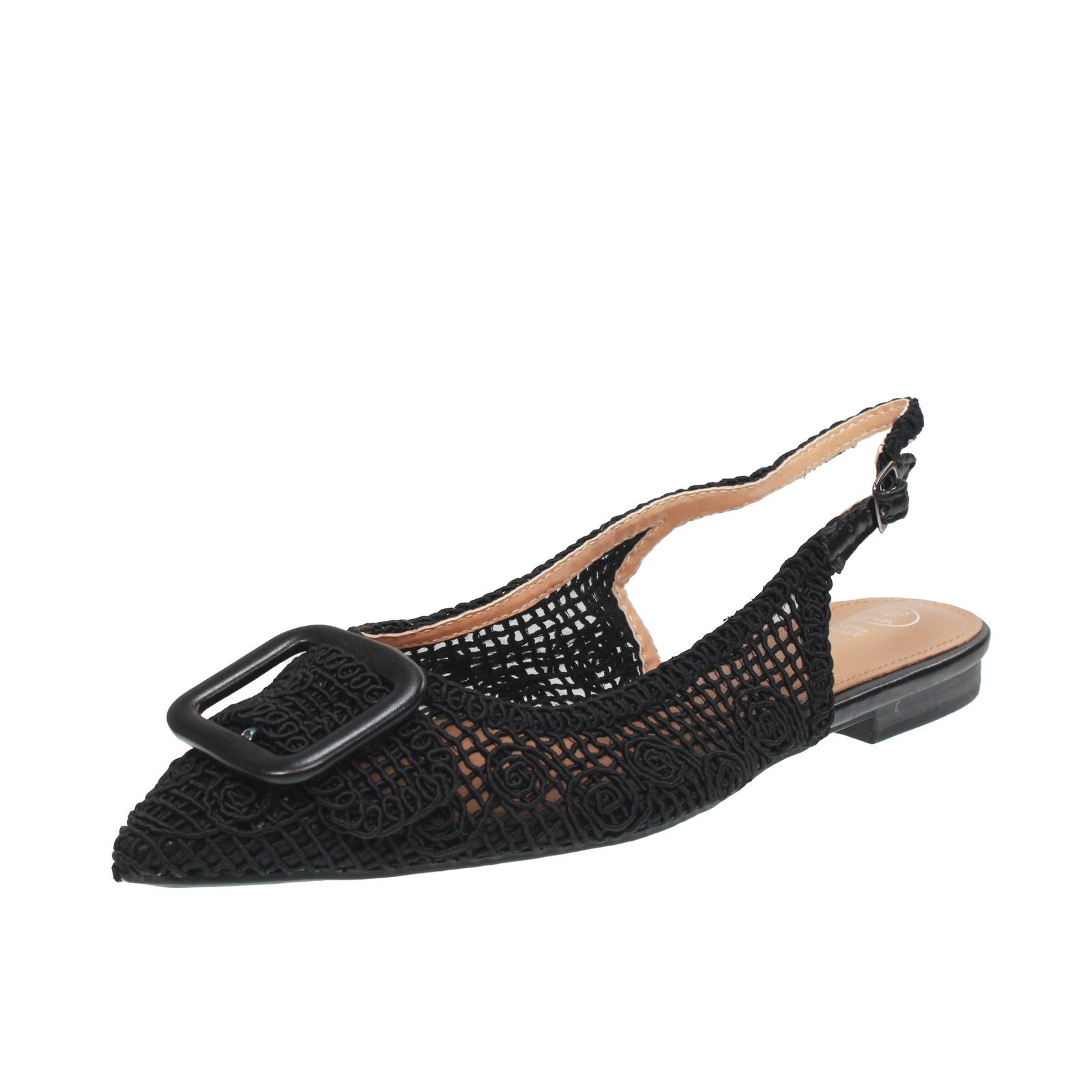 Galia Ballerinas aus schwarzem Stoff - Damen Schuhe Ballerinas