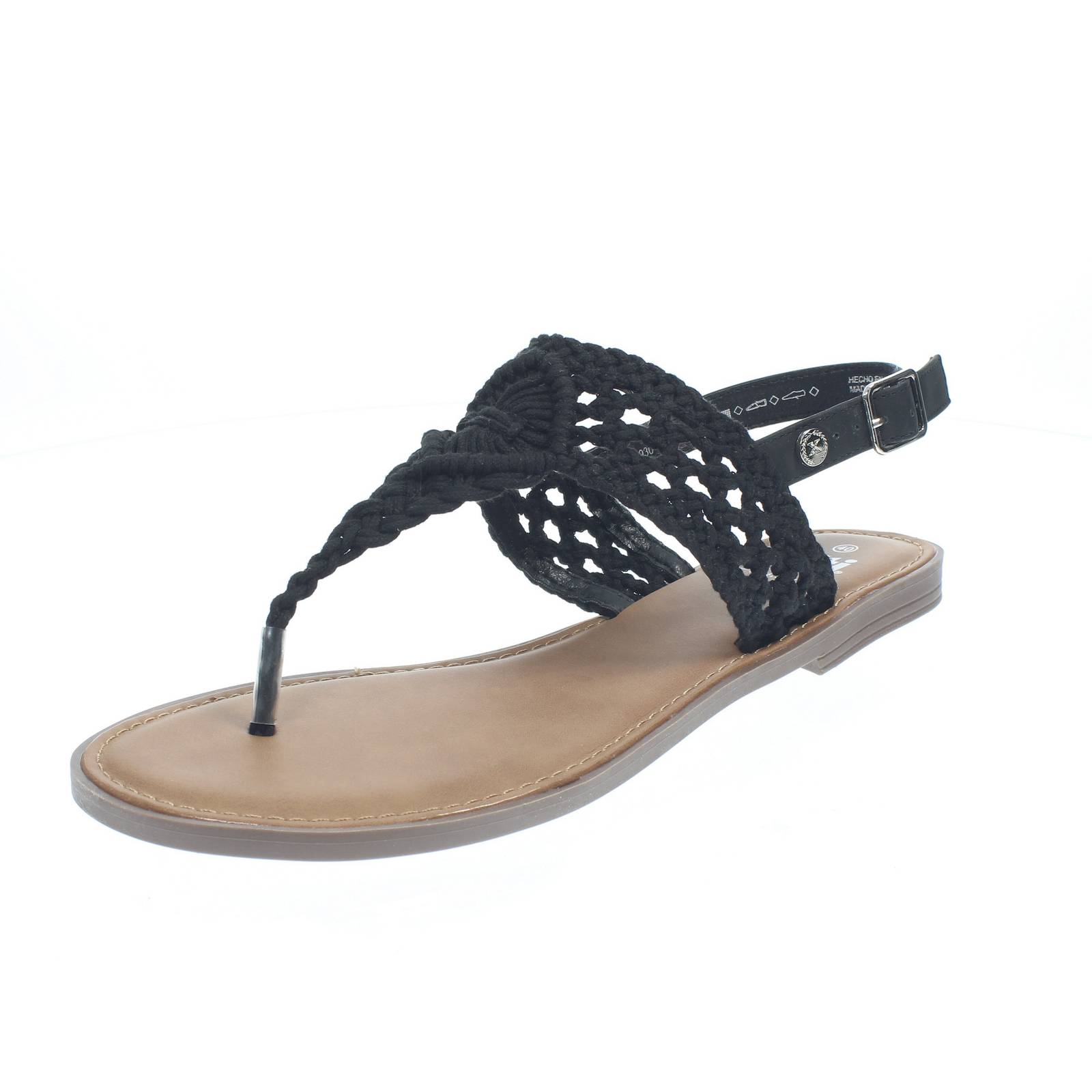 Обувь Xti, Сандалии Infradito Con Cinturino Nero - Donna Scarpe, Сандалии Bassi