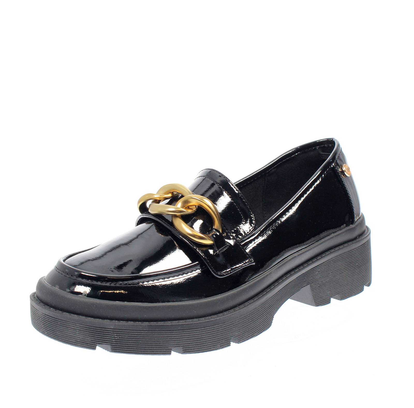 Обувь Xti Mocassini от Vernice Con Suola Carrarmato Nero - Донна Скарпе