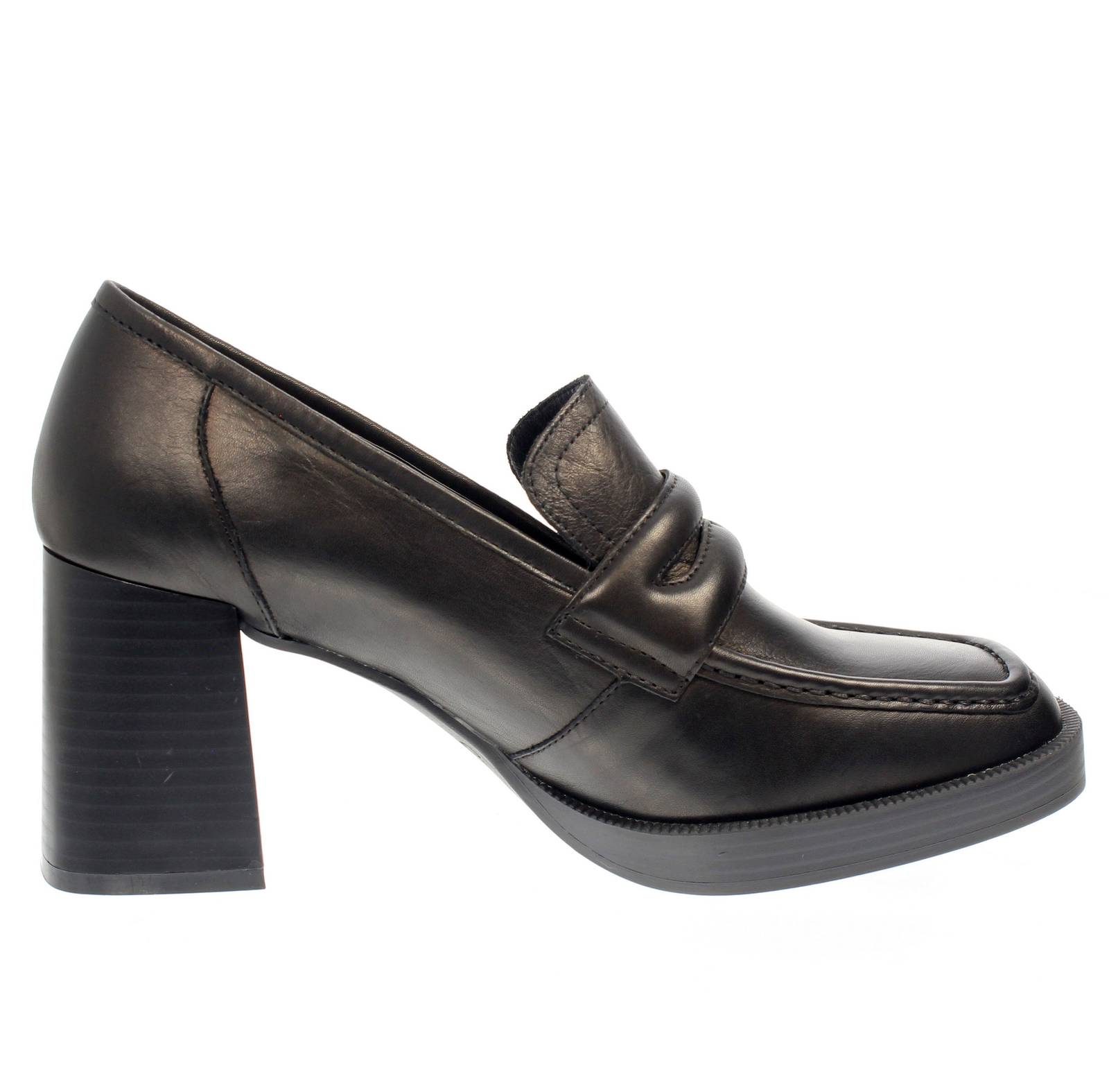 CARMELA Escarpins en cuir avec talon Femme noir Photo 2
