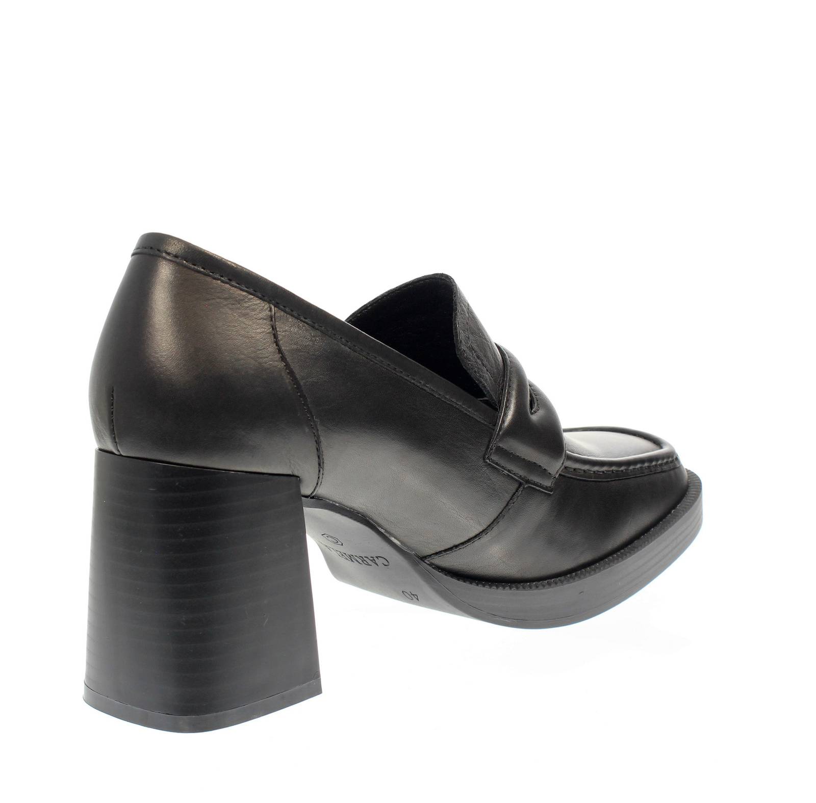 CARMELA Escarpins en cuir avec talon Femme noir Photo 4