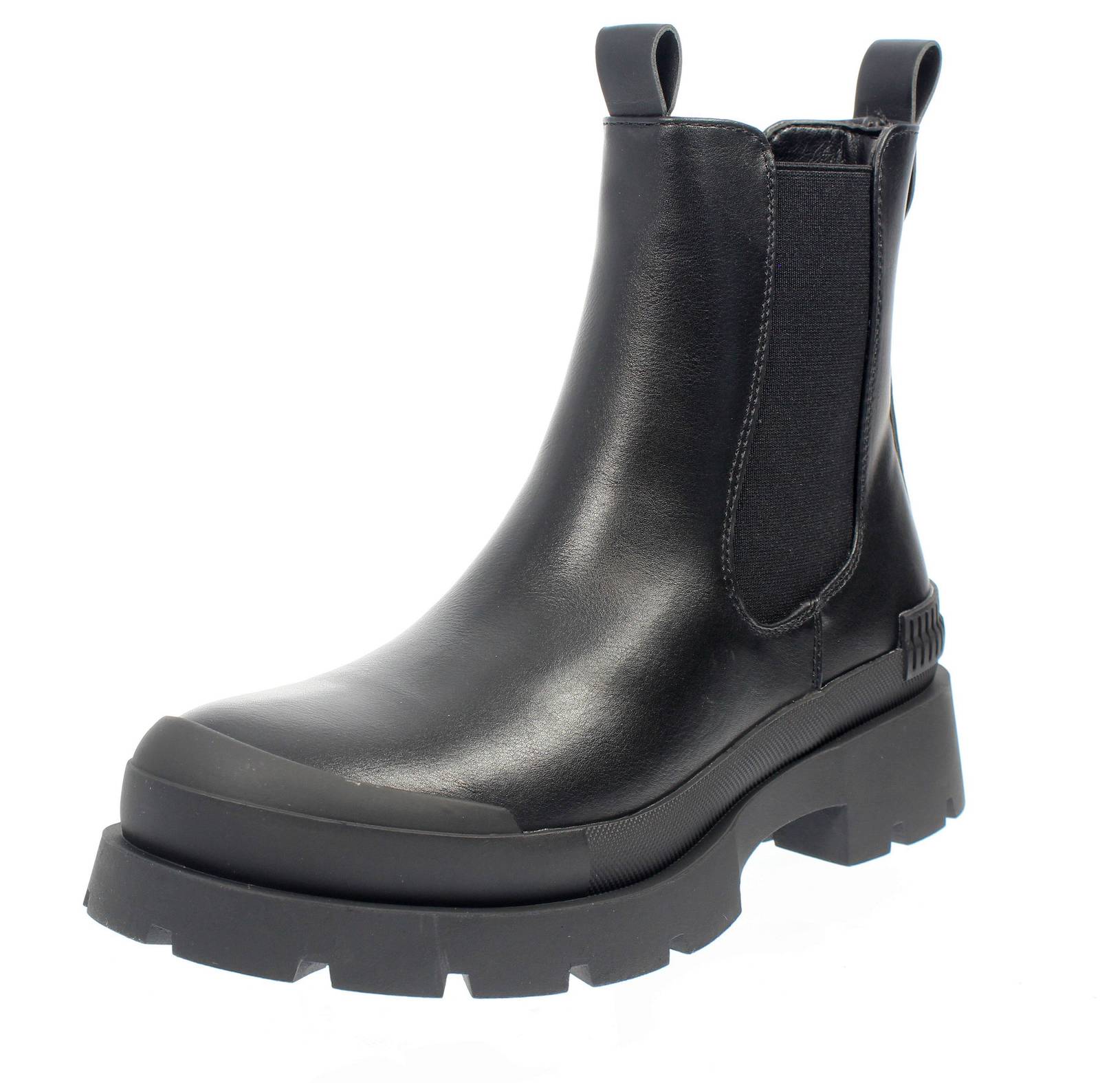 Обувь Xti Stivaletto Con Tacco Largo E Cerniera Nero - Donna Scarpe Classici