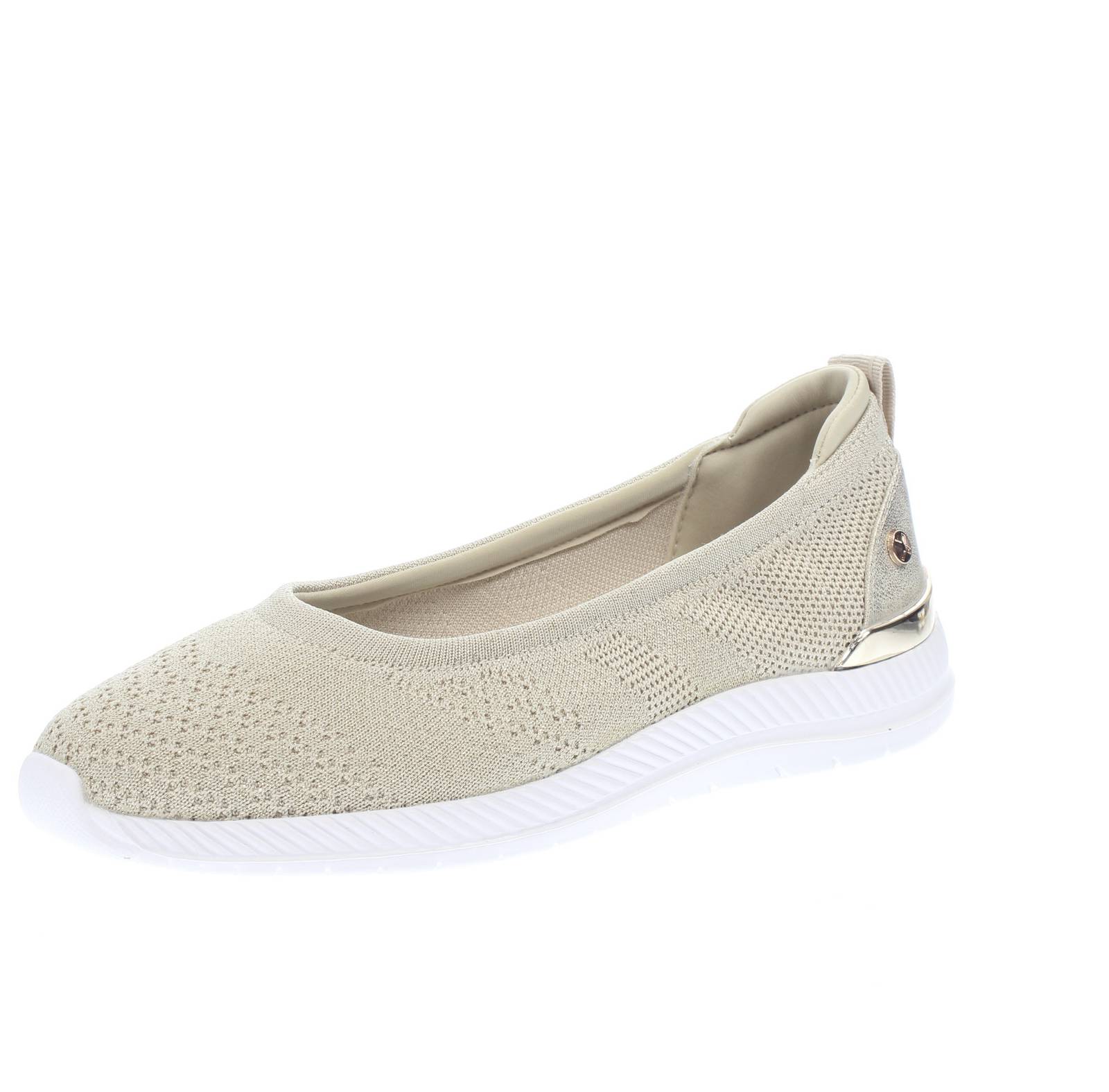Xti Footwear Stoff Ballerinas beige - Damen Schuhe Ballerinas