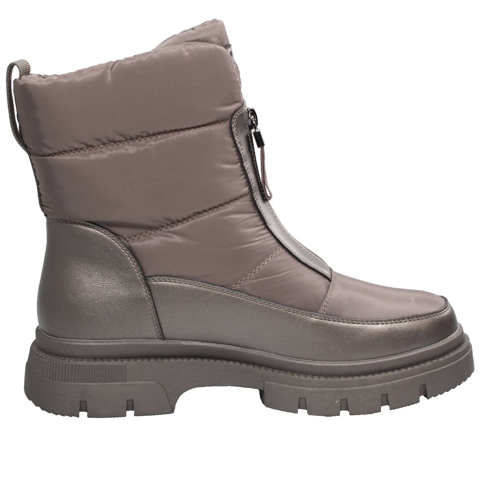XTI FOOTWEAR Bottes de neige à fermeture éclair Femme bronze Photo 2