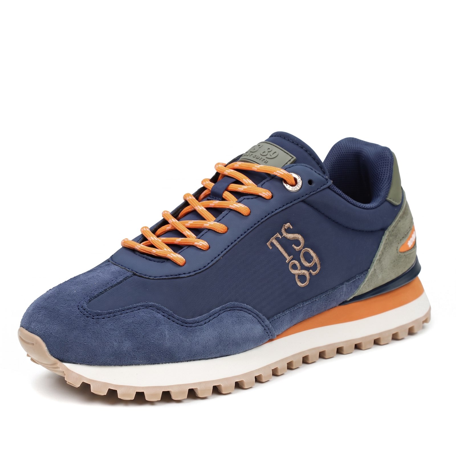 TEDDY SMITH Sneakers en daim et nylon Homme bleu