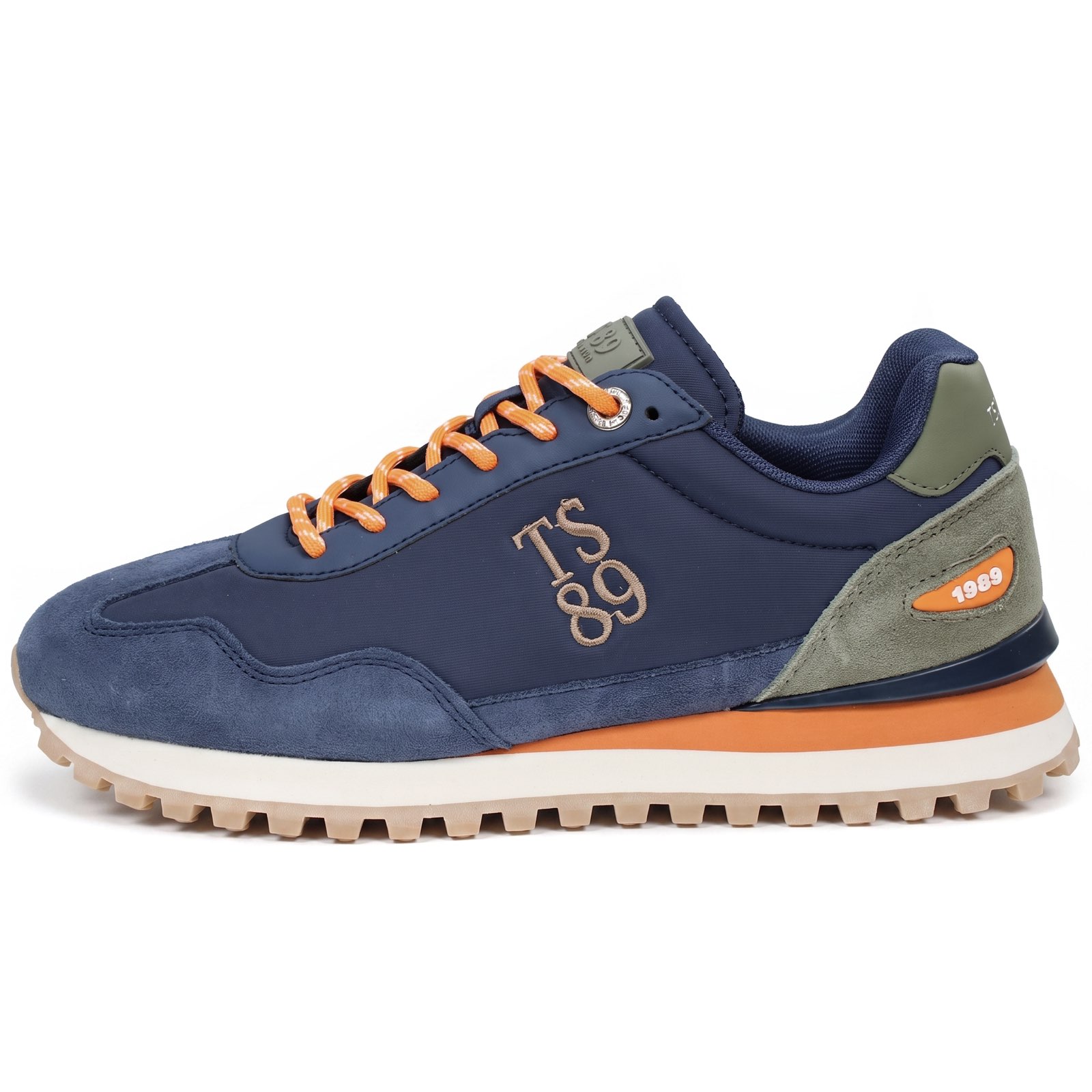 TEDDY SMITH Sneakers en daim et nylon Homme bleu Photo 4