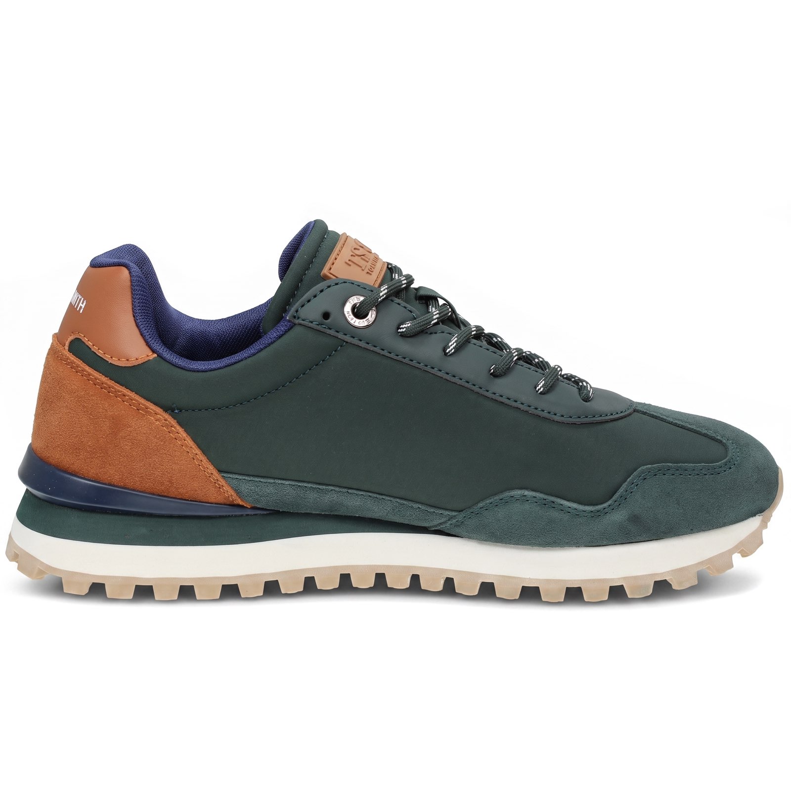 TEDDY SMITH Sneakers en daim et nylon Homme vert Photo 3