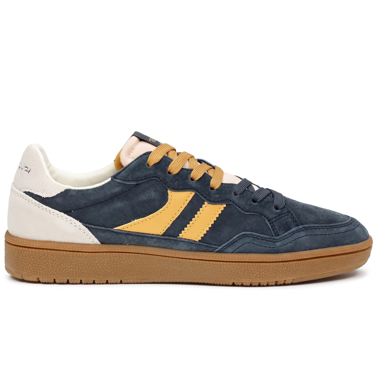 TEDDY SMITH Z.PIEL - Sneakers basses en daim Homme bleu Photo 3