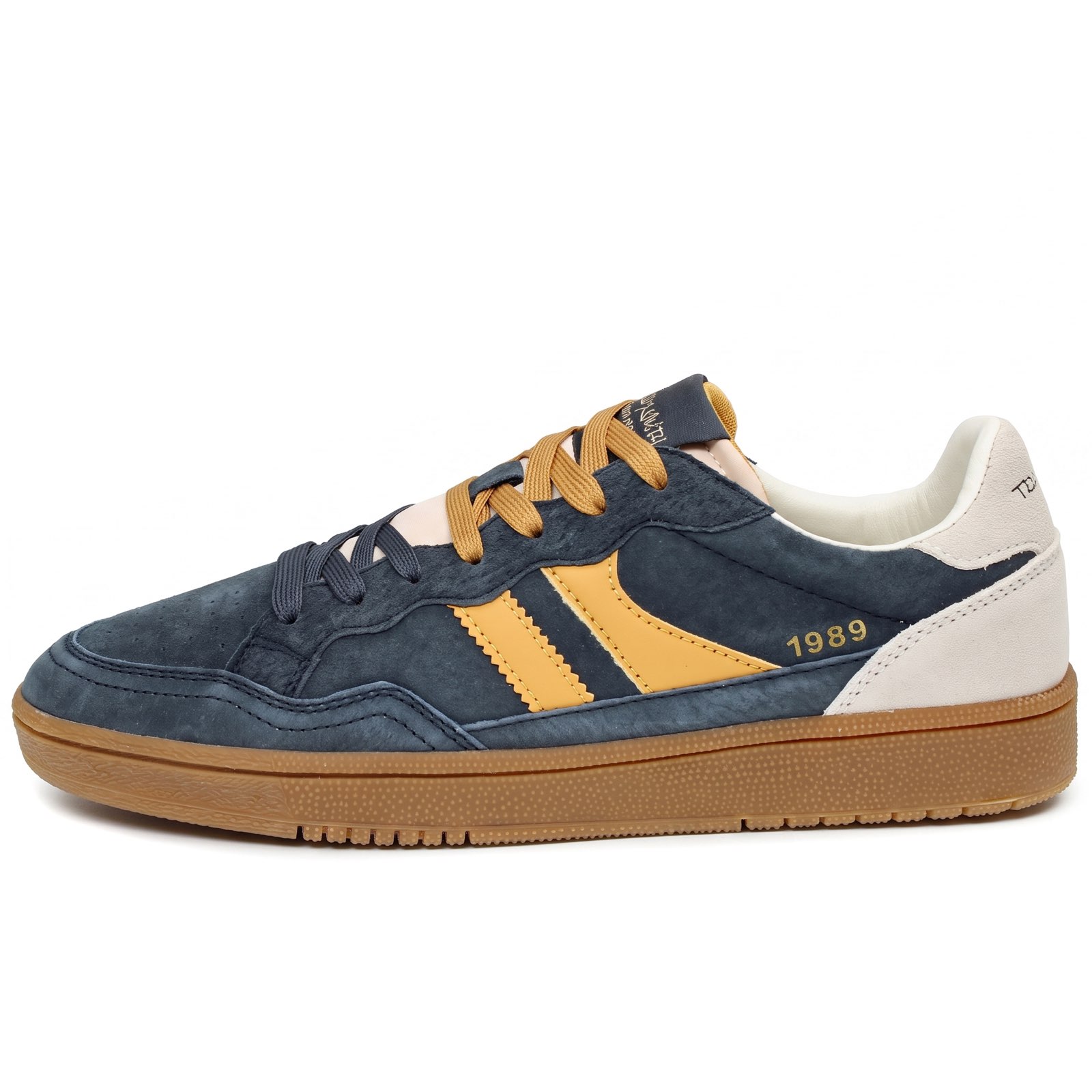 TEDDY SMITH Z.PIEL - Sneakers basses en daim Homme bleu Photo 4
