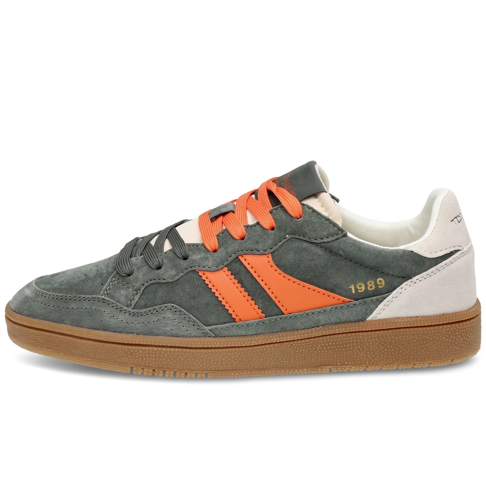 TEDDY SMITH Z.PIEL - Sneakers basses en daim Homme kaki Photo 4