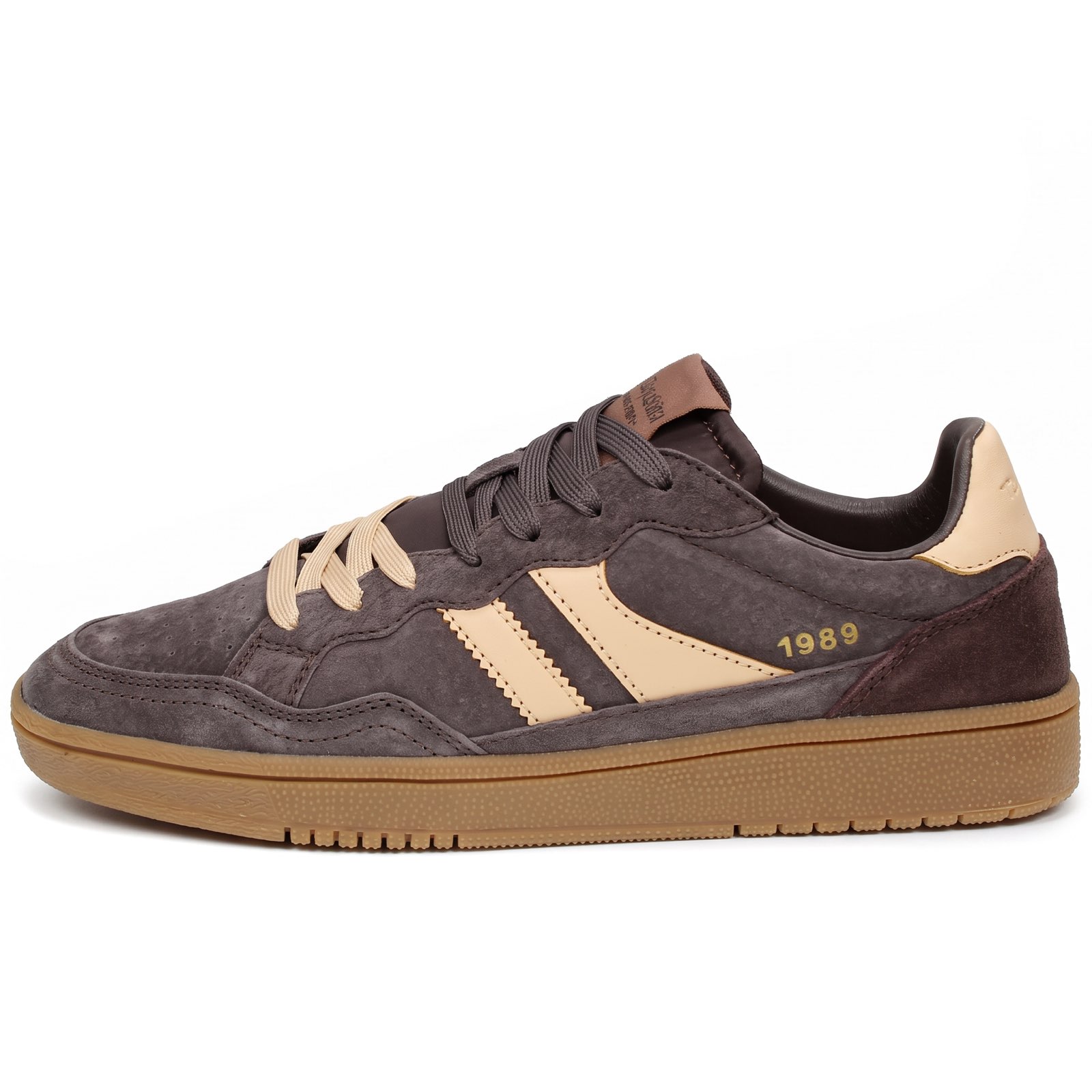 TEDDY SMITH Z.PIEL - Sneakers basses en daim Homme marron Photo 4