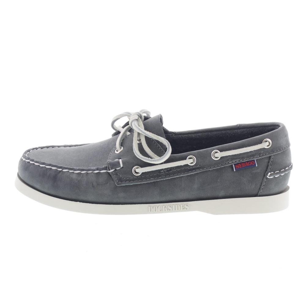 Sebago trenton penny velours homme gris | Fanny chaussures