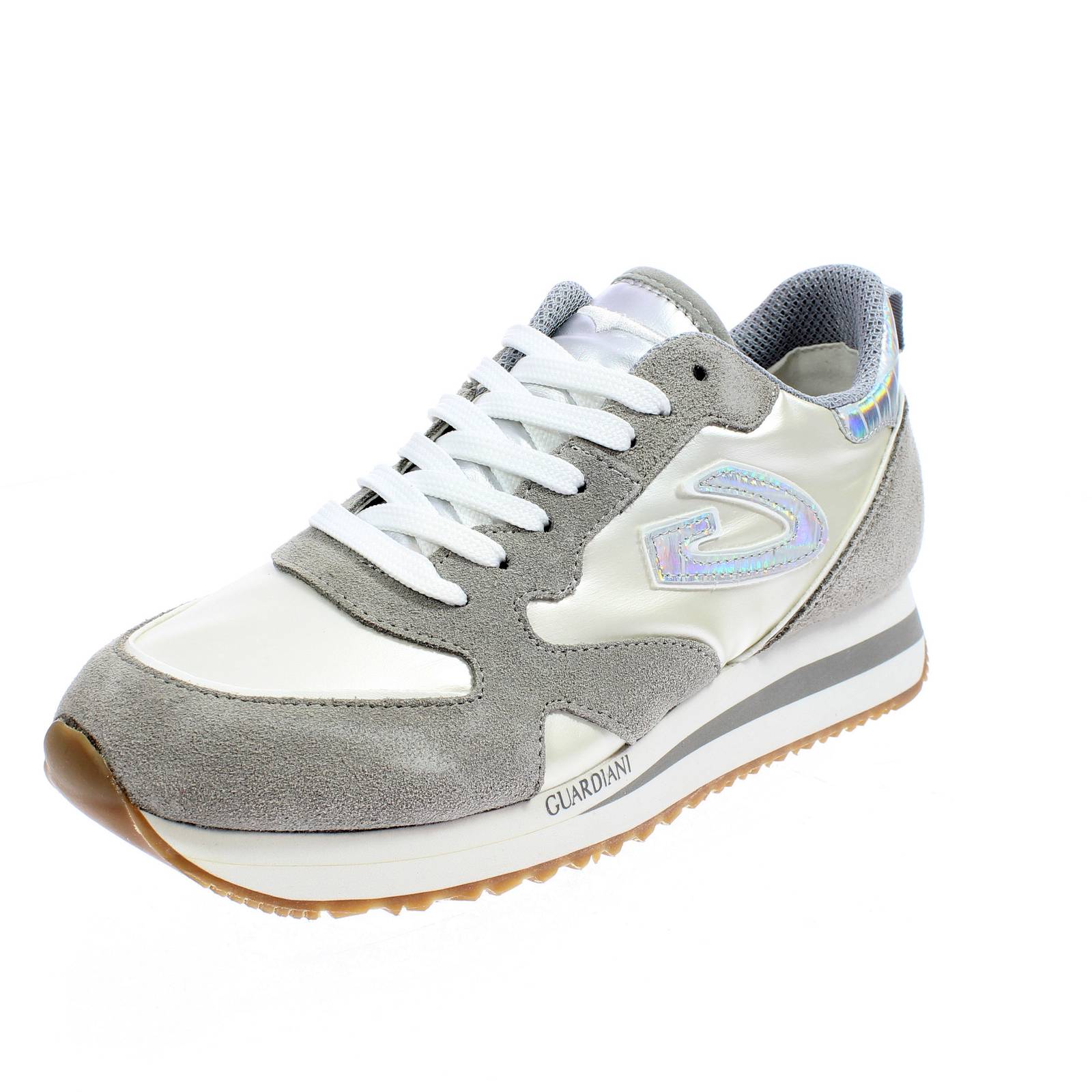 Guardiani Wen 0062 - Кроссовки из замши Suola Rialzata Grigio - Donna Scarpe