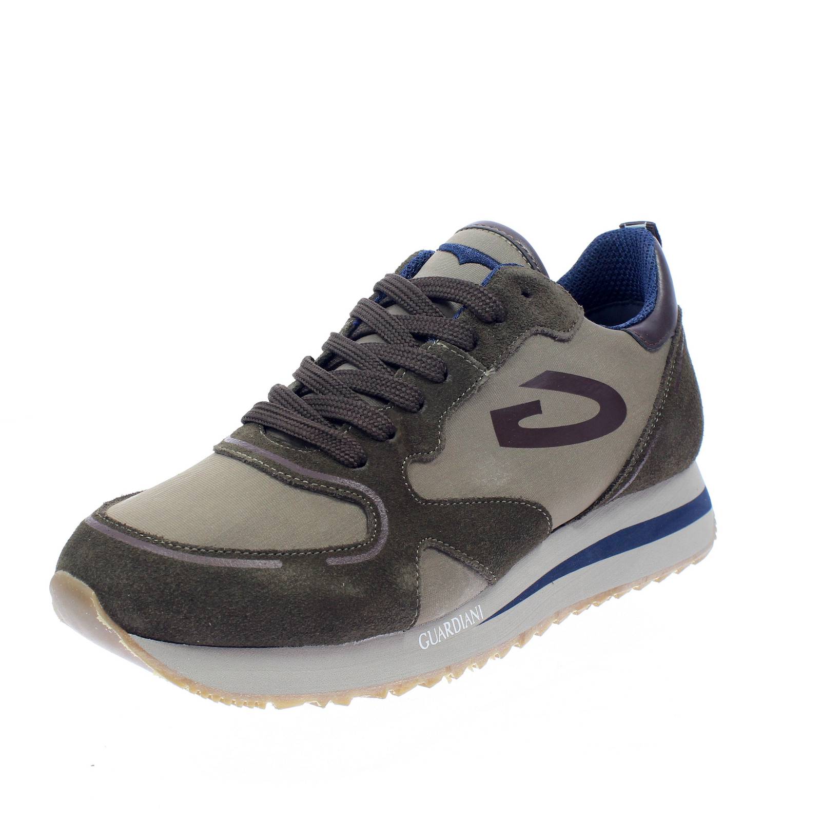 Guardiani Wen 0099 - Кроссовки из замши и нейлона Marrone - Кроссовки Uomo Scarpe