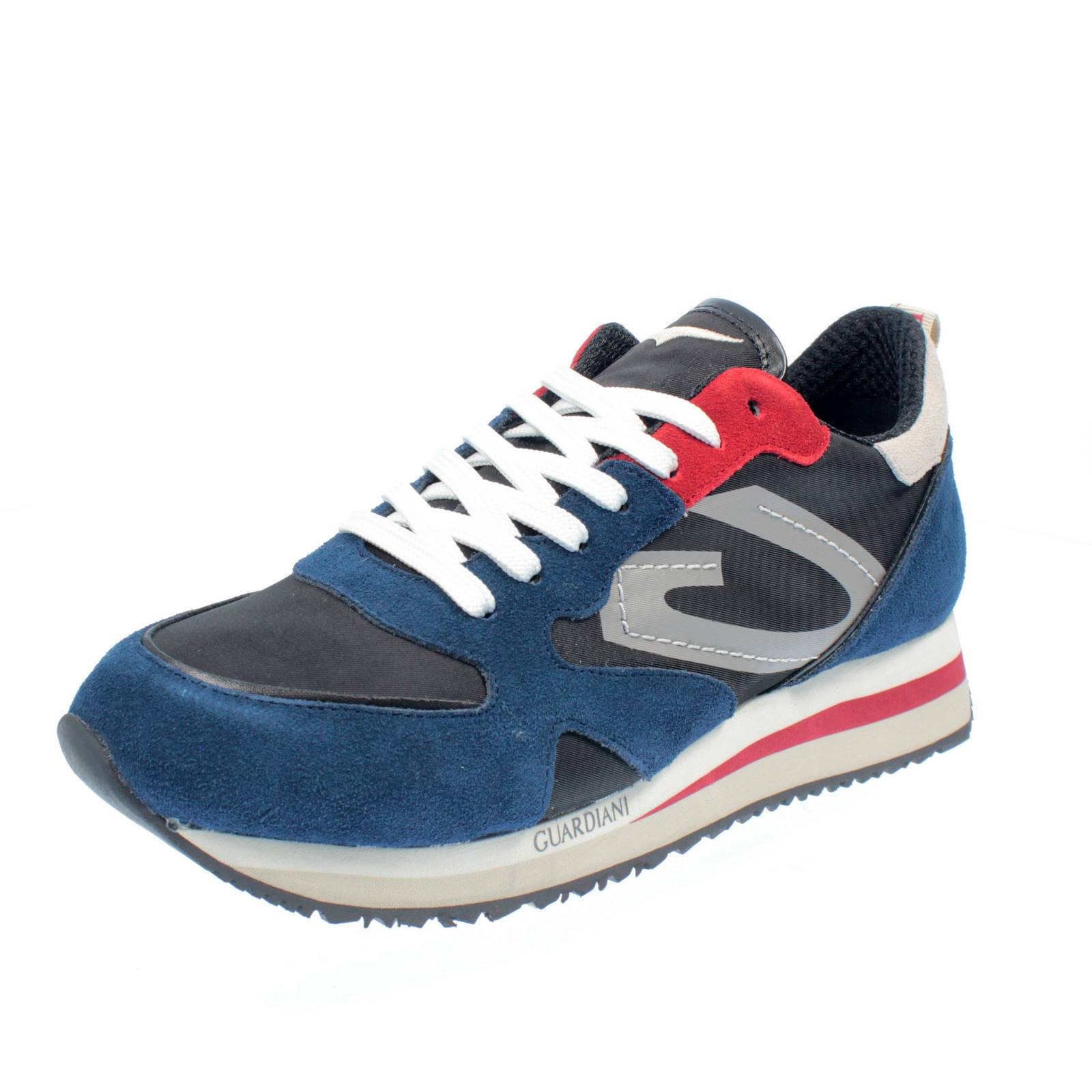Guardiani Wen 2200 - Кроссовки из замши и нейлона Nero - Кроссовки Uomo Scarpe