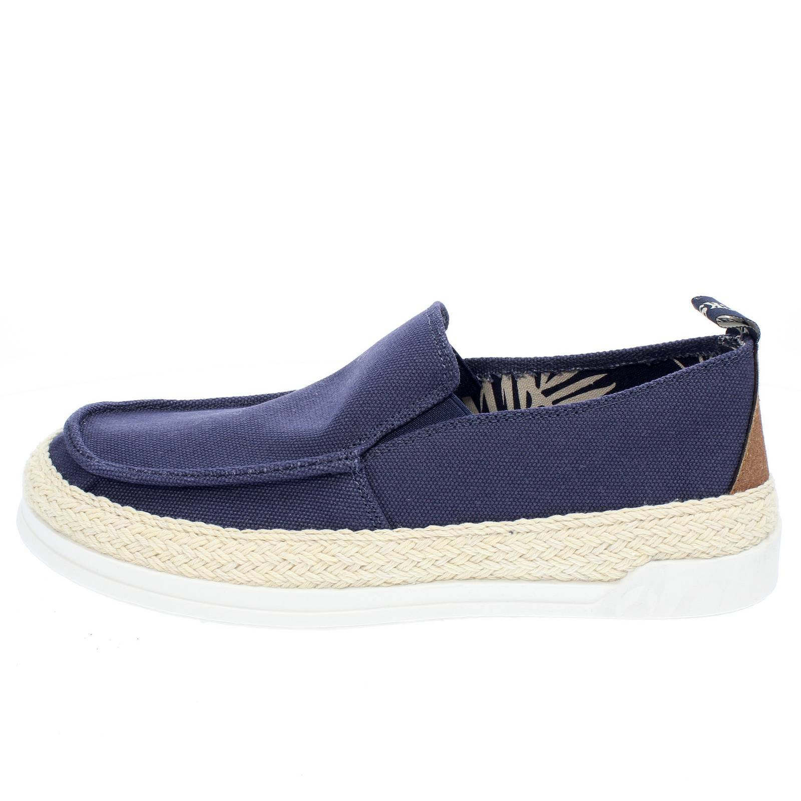 DOCKSTEPS GREEN PHILOSOPHY Rio - Chaussons en toile Homme bleu Photo 3