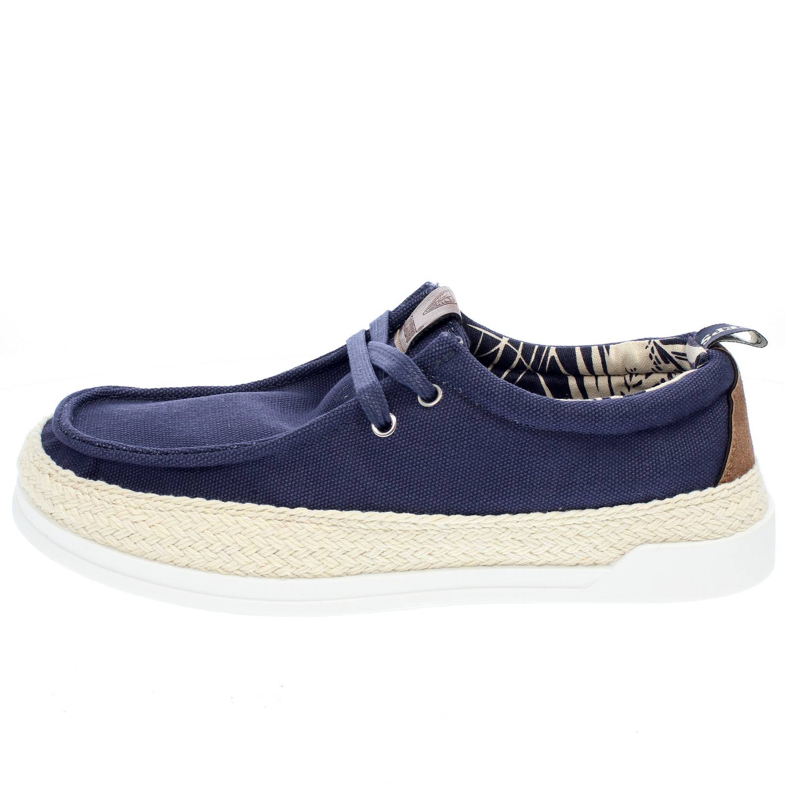 DOCKSTEPS GREEN PHILOSOPHY Rio - Chaussons en toile Homme bleu Photo 3