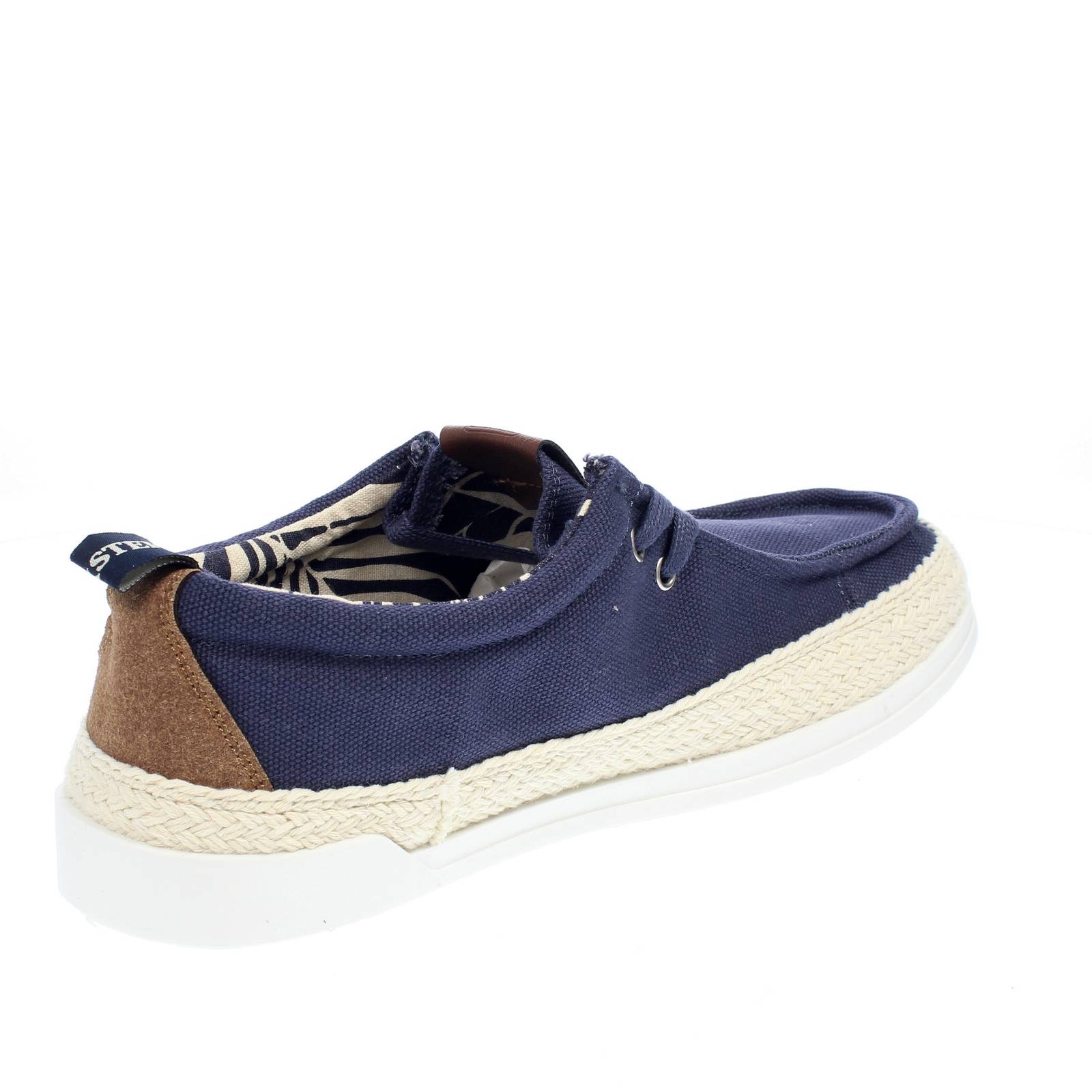 DOCKSTEPS GREEN PHILOSOPHY Rio - Chaussons en toile Homme bleu Photo 4